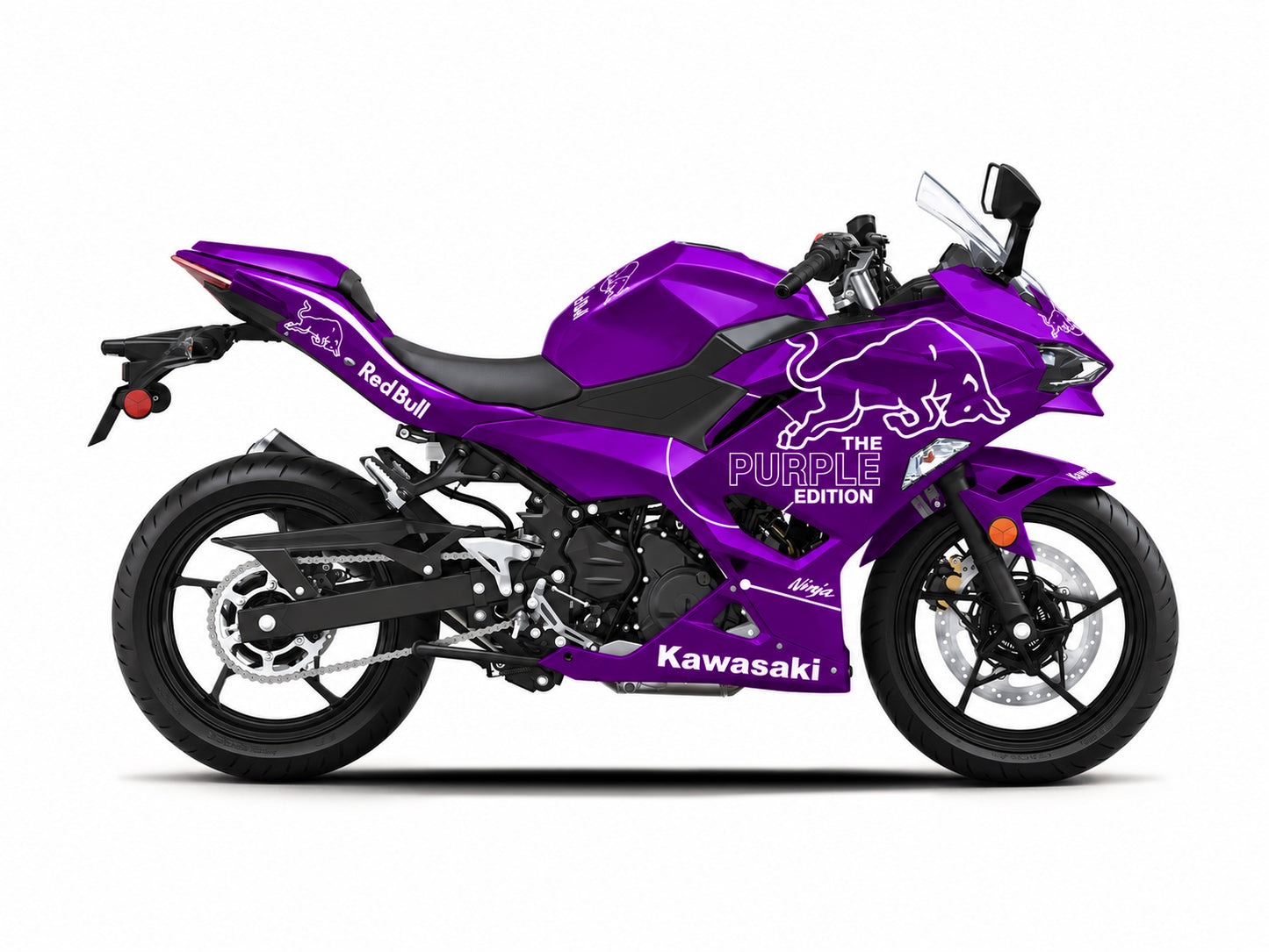 Gloss The Purple Edition RedBull-Kawasaki Ninja500 2024-2025