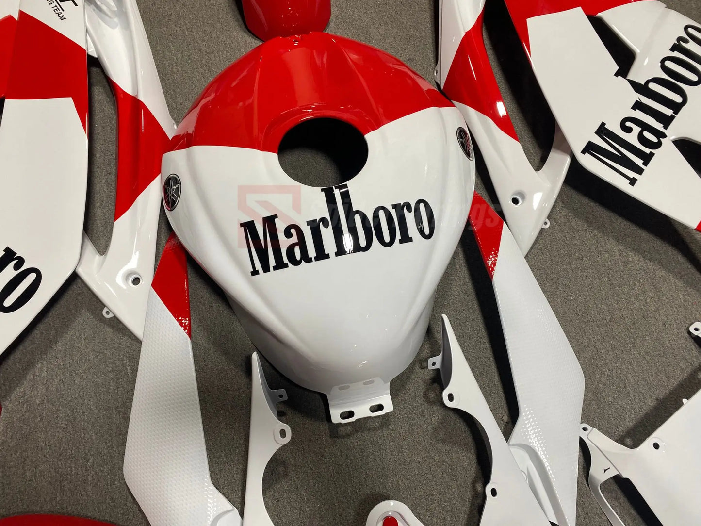 Red and White Marlboro-Yamaha R6 2008-2016