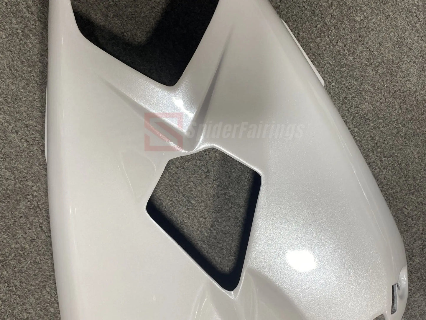 Pearl White-Triumph Daytona 675R 2013-2016