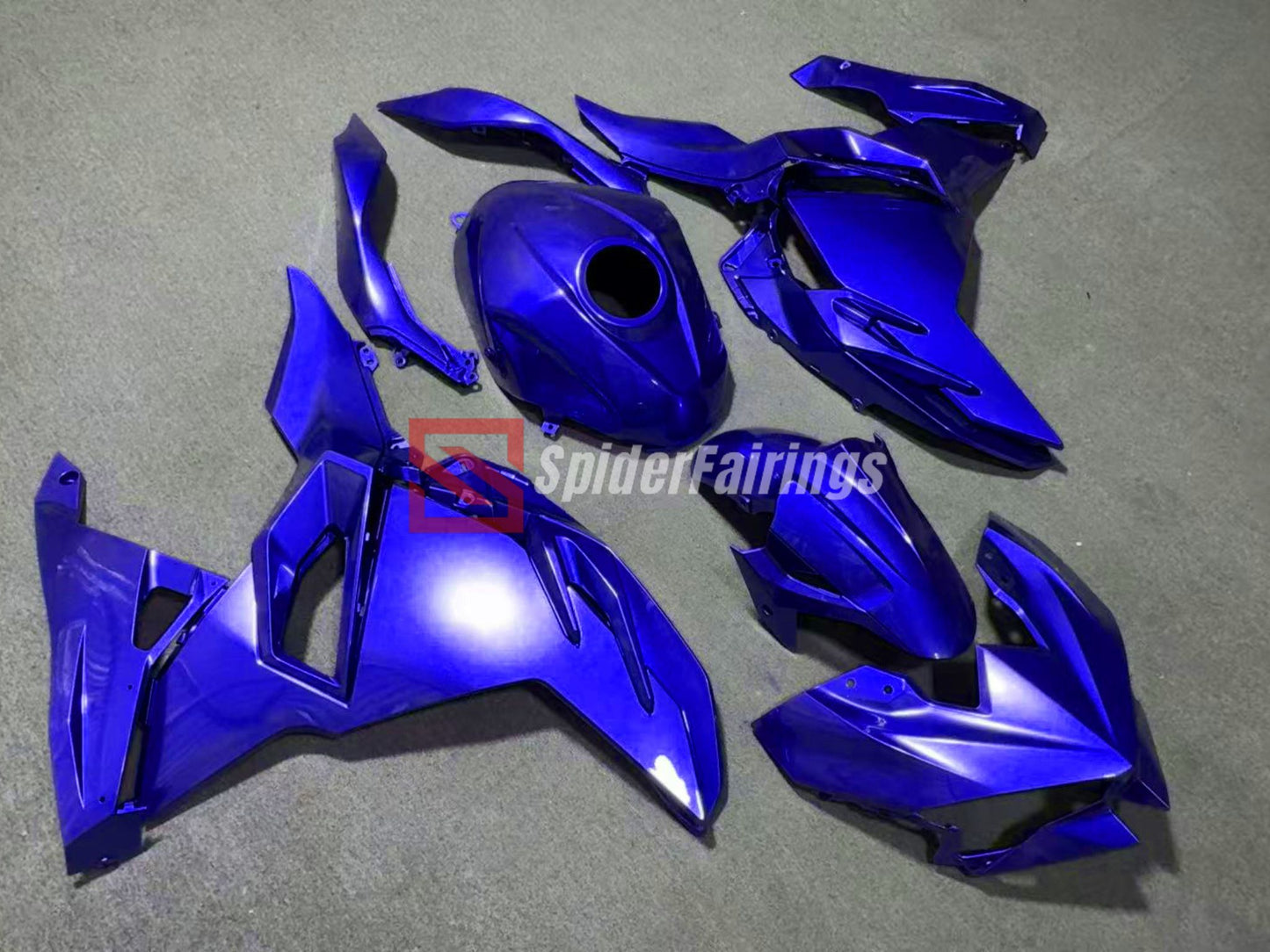 Blue-Kawasaki Ninja 500 2024-2025