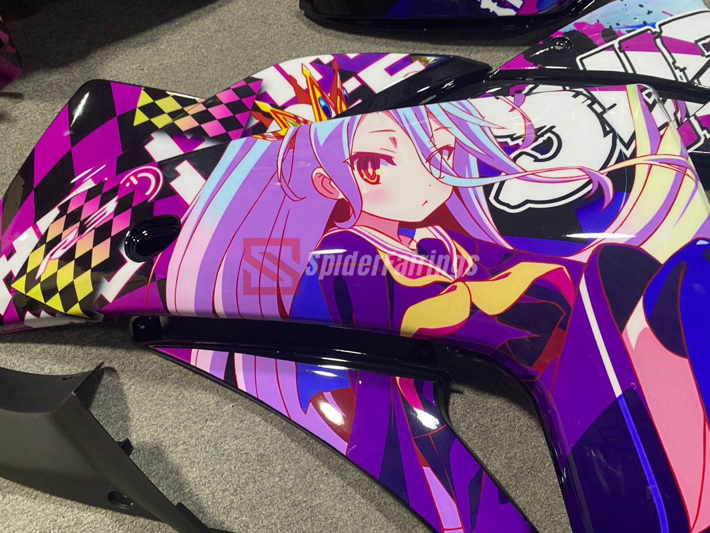 Custom No Game No Life Fairing Kits-Yamaha R3 2014-2018