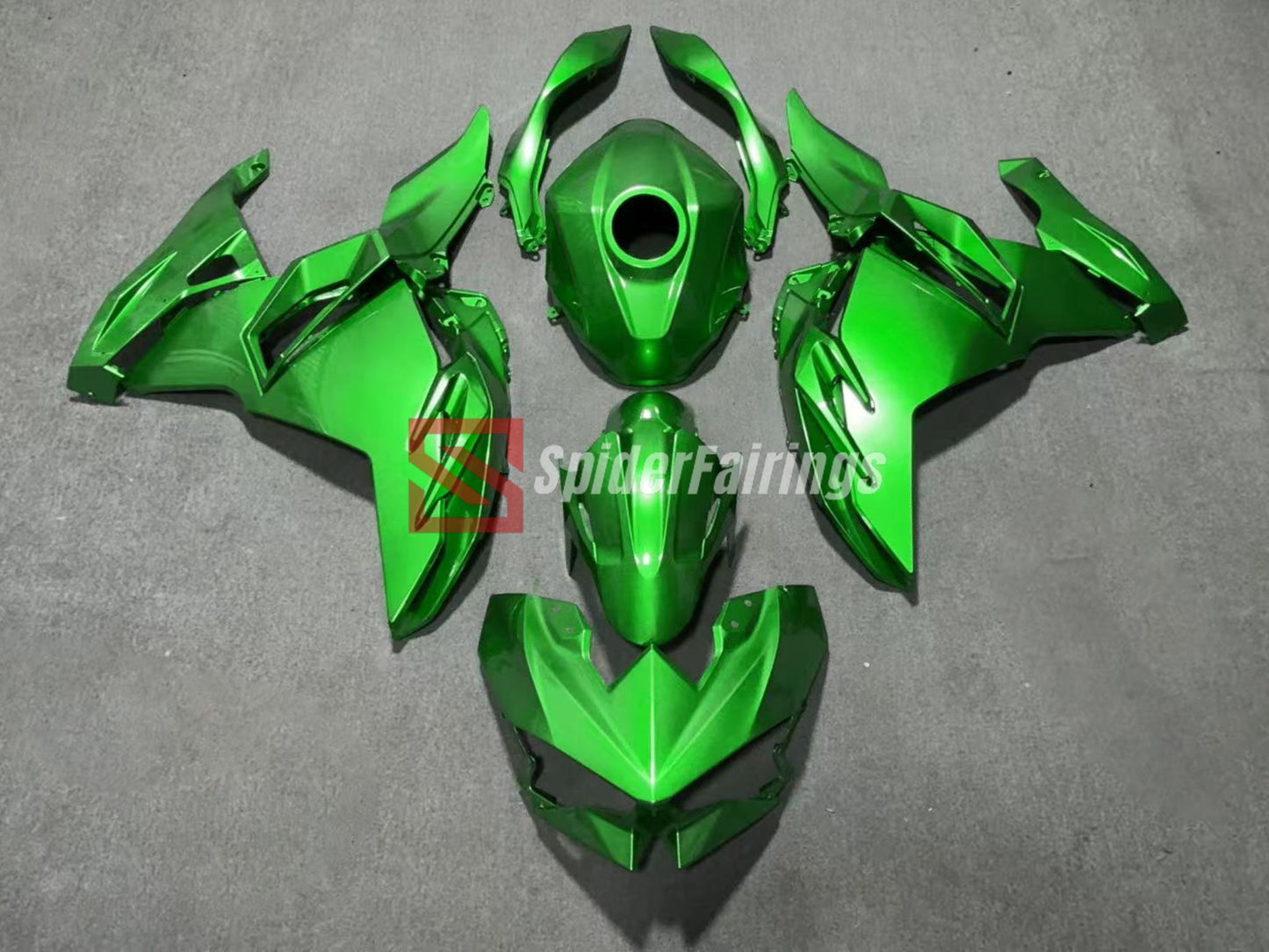 Gloss Green-Kawasaki Ninja500 2024-2025