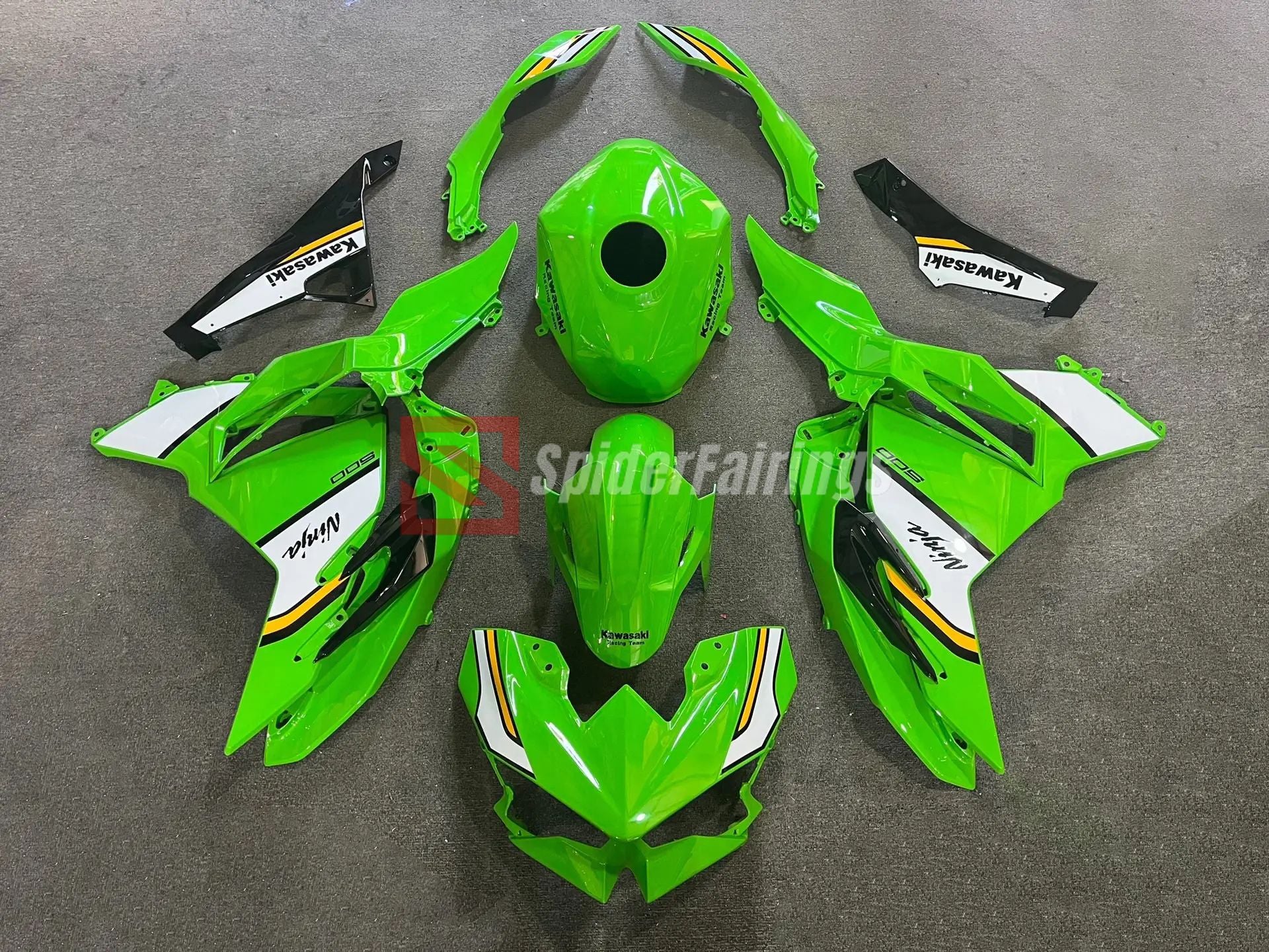 Gloss Green-Kawasaki Ninja500 2024
