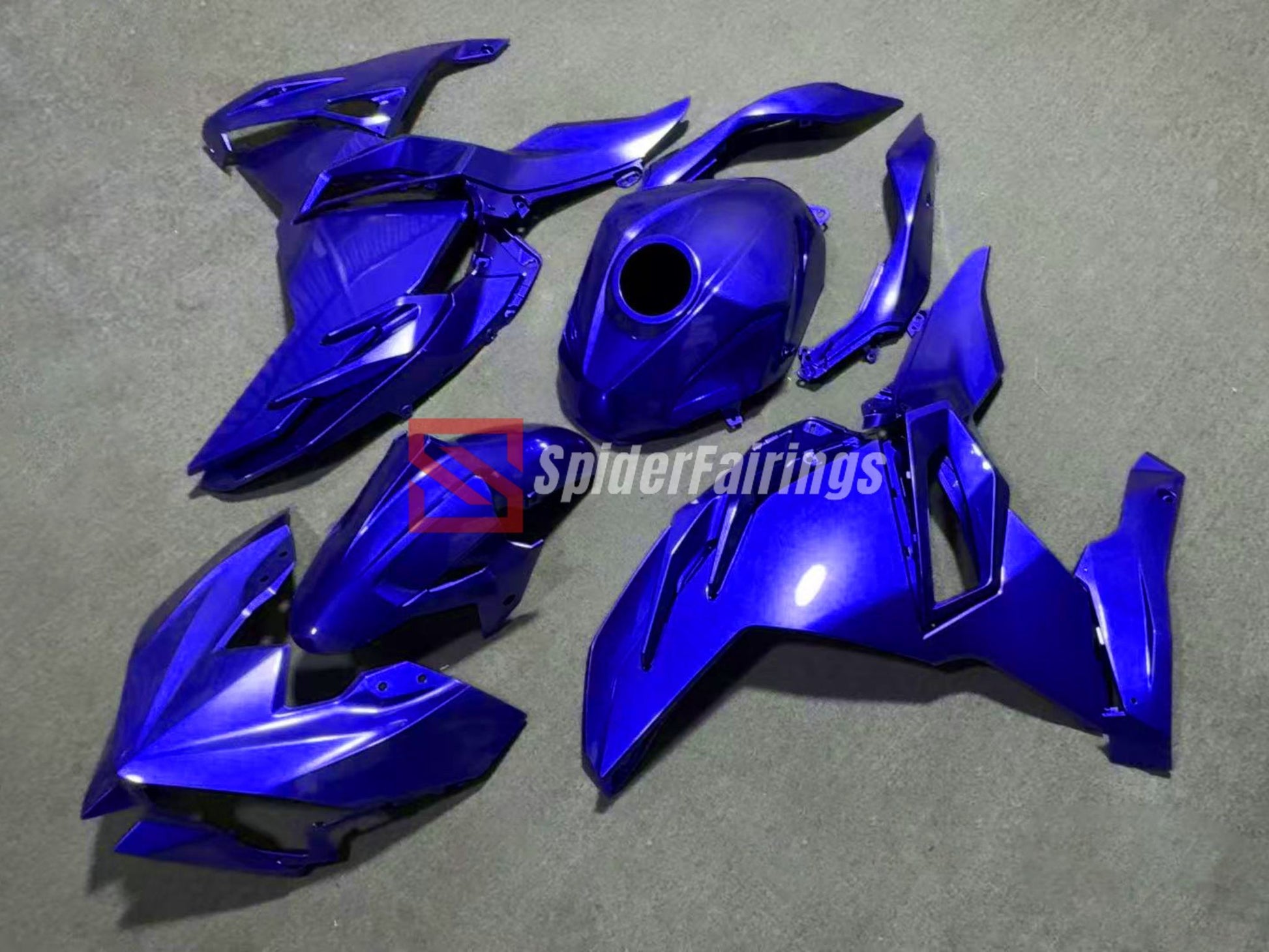 Glossy Blue-Kawasak iNinja500 2024-2025