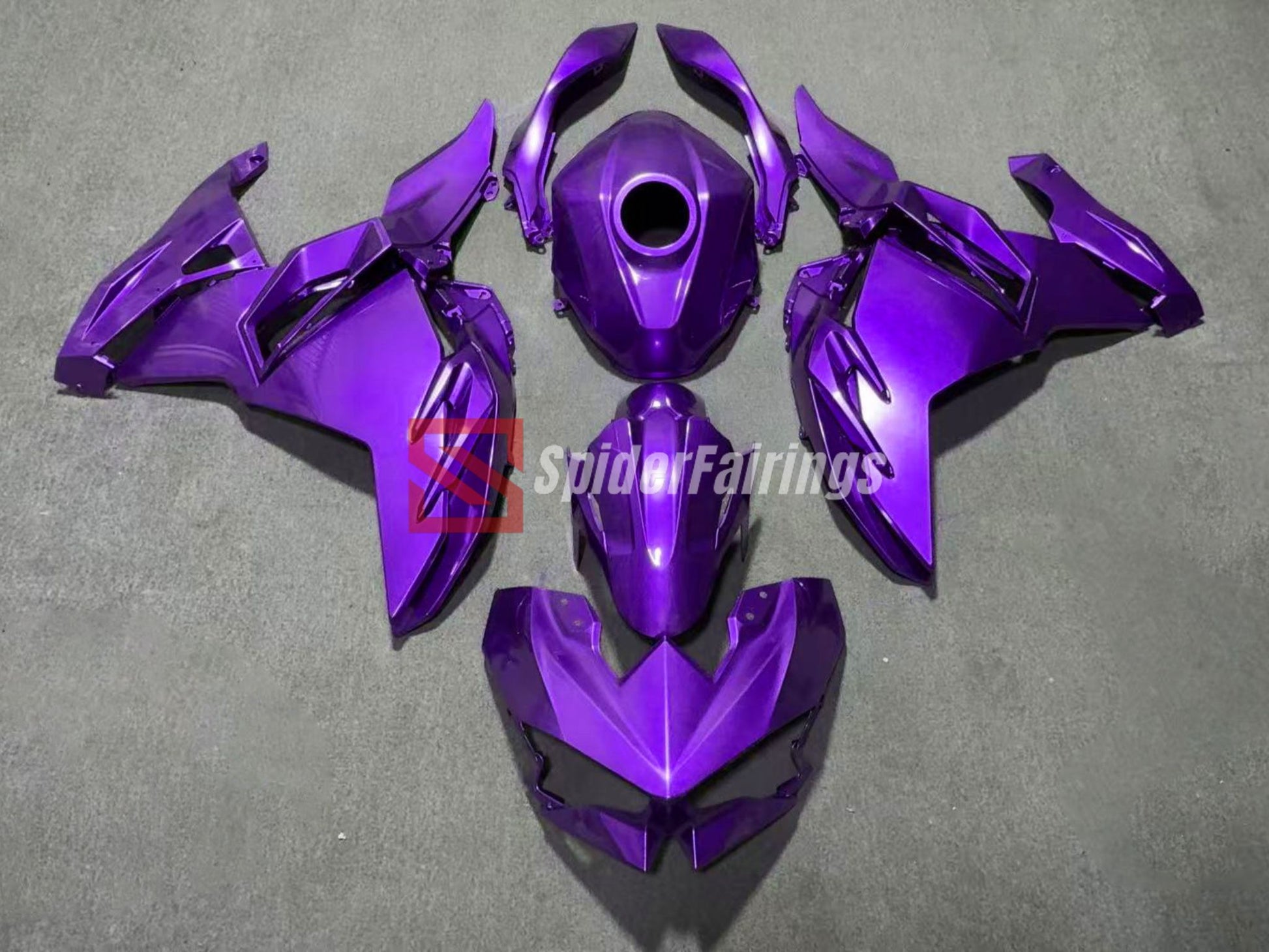 Glossy Purple-Kawasaki Ninja500 2024-2025
