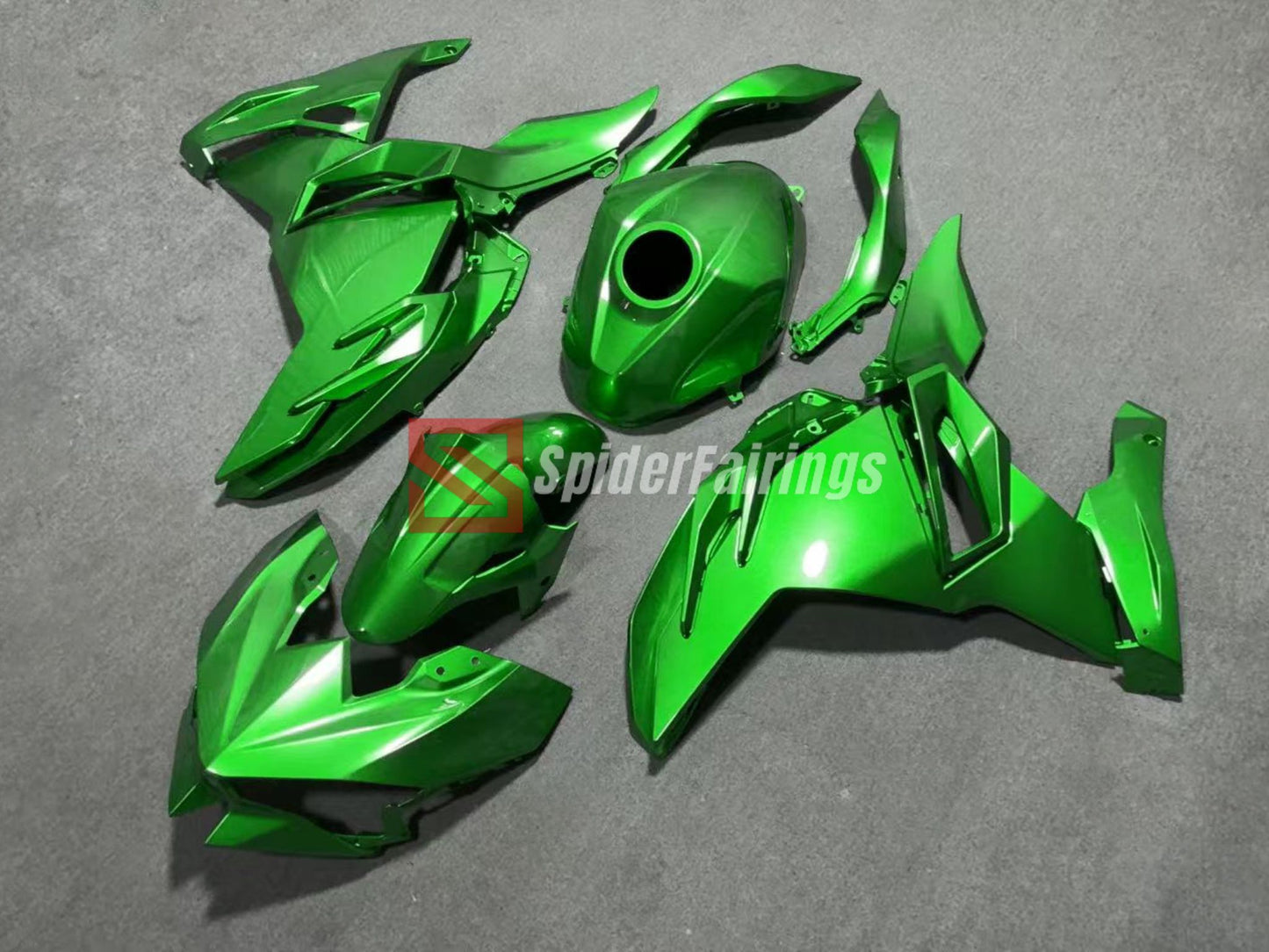 Green-Kawasaki Ninja500 2024-2025