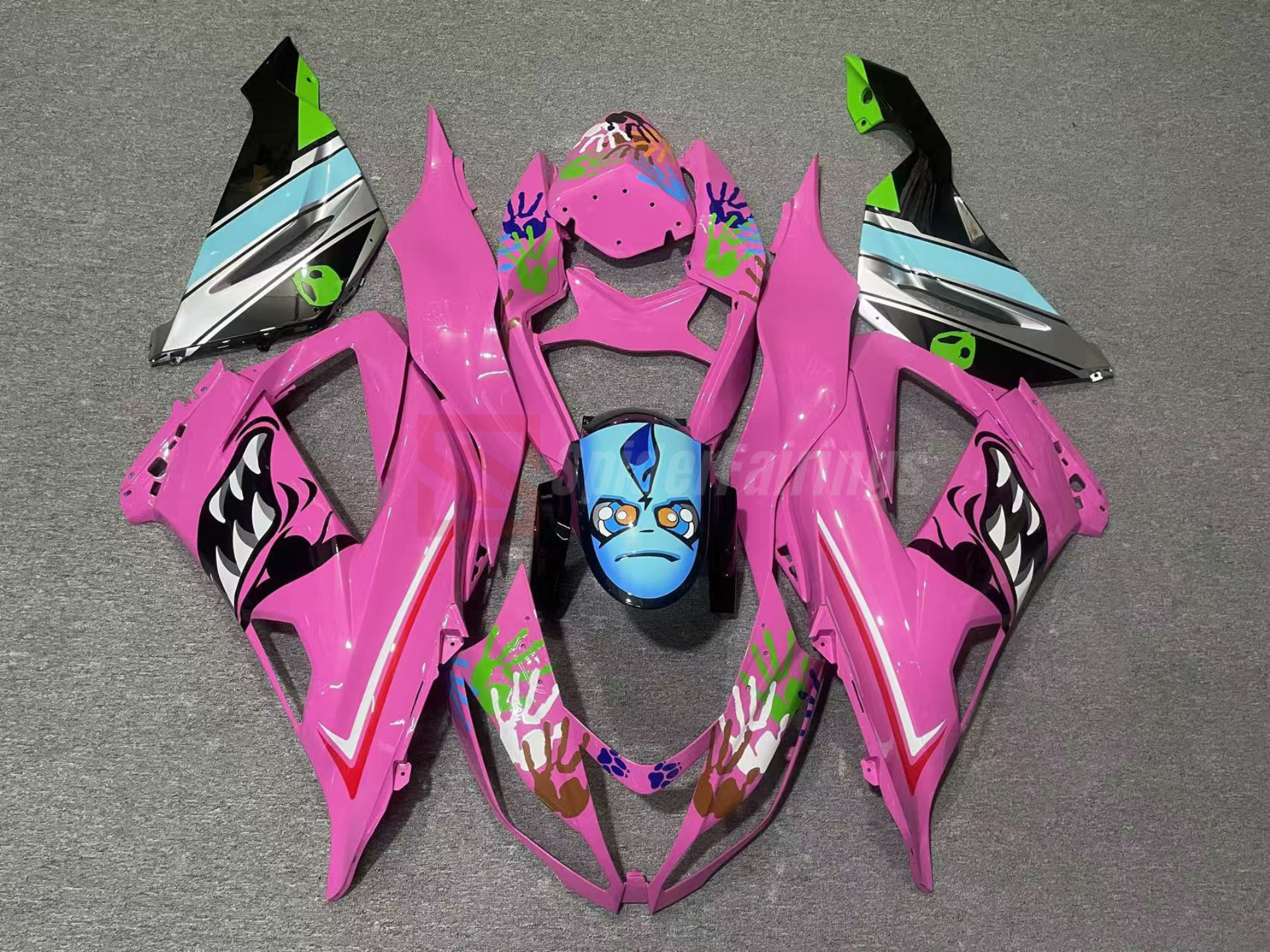 Pink Shark-Kawasaki ZX-6R 2013-2018 – SpiderFairings