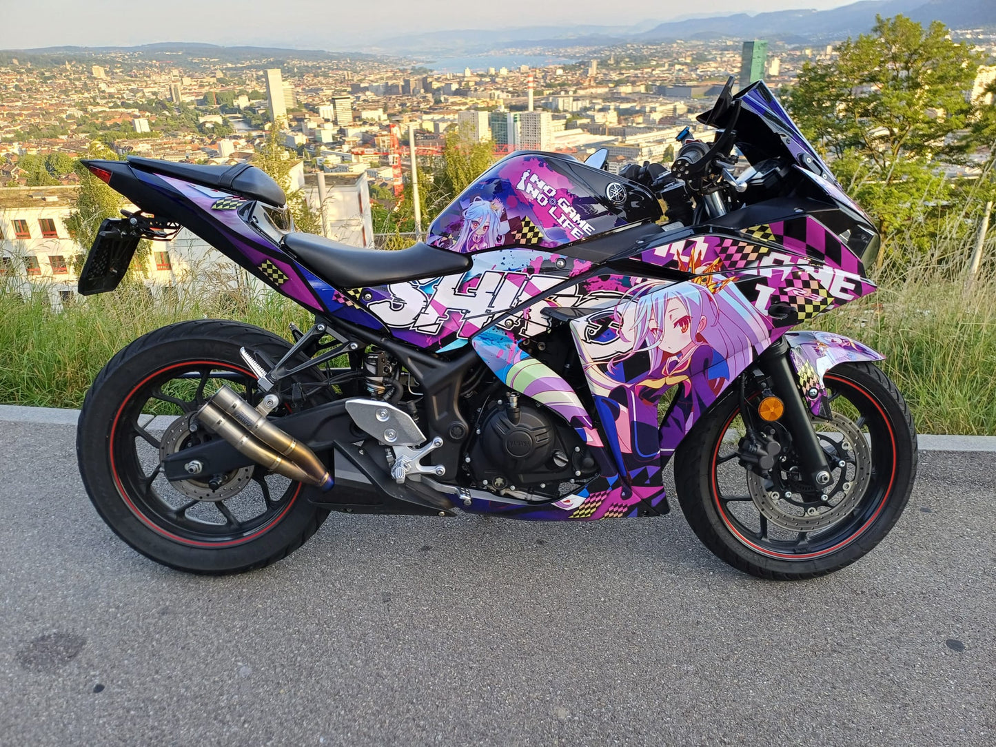 Custom No Game No Life Fairing Kits-Yamaha R3 2014-2018