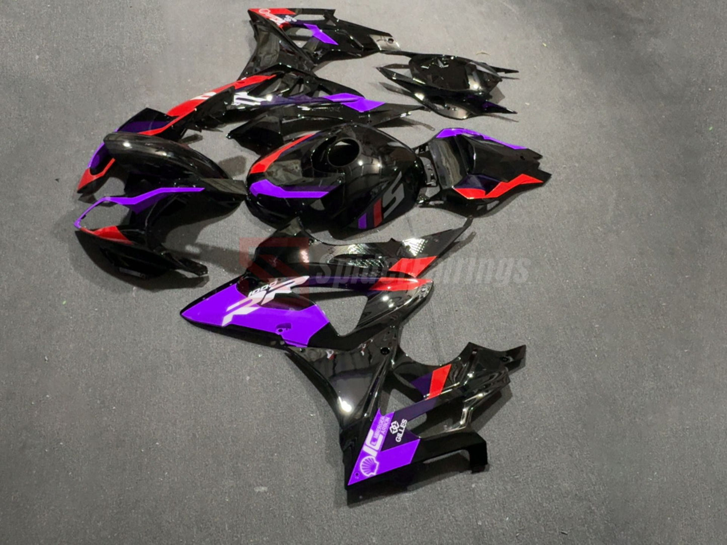 Gloss Purple Red and Black-BMW S1000RR 2009-2014