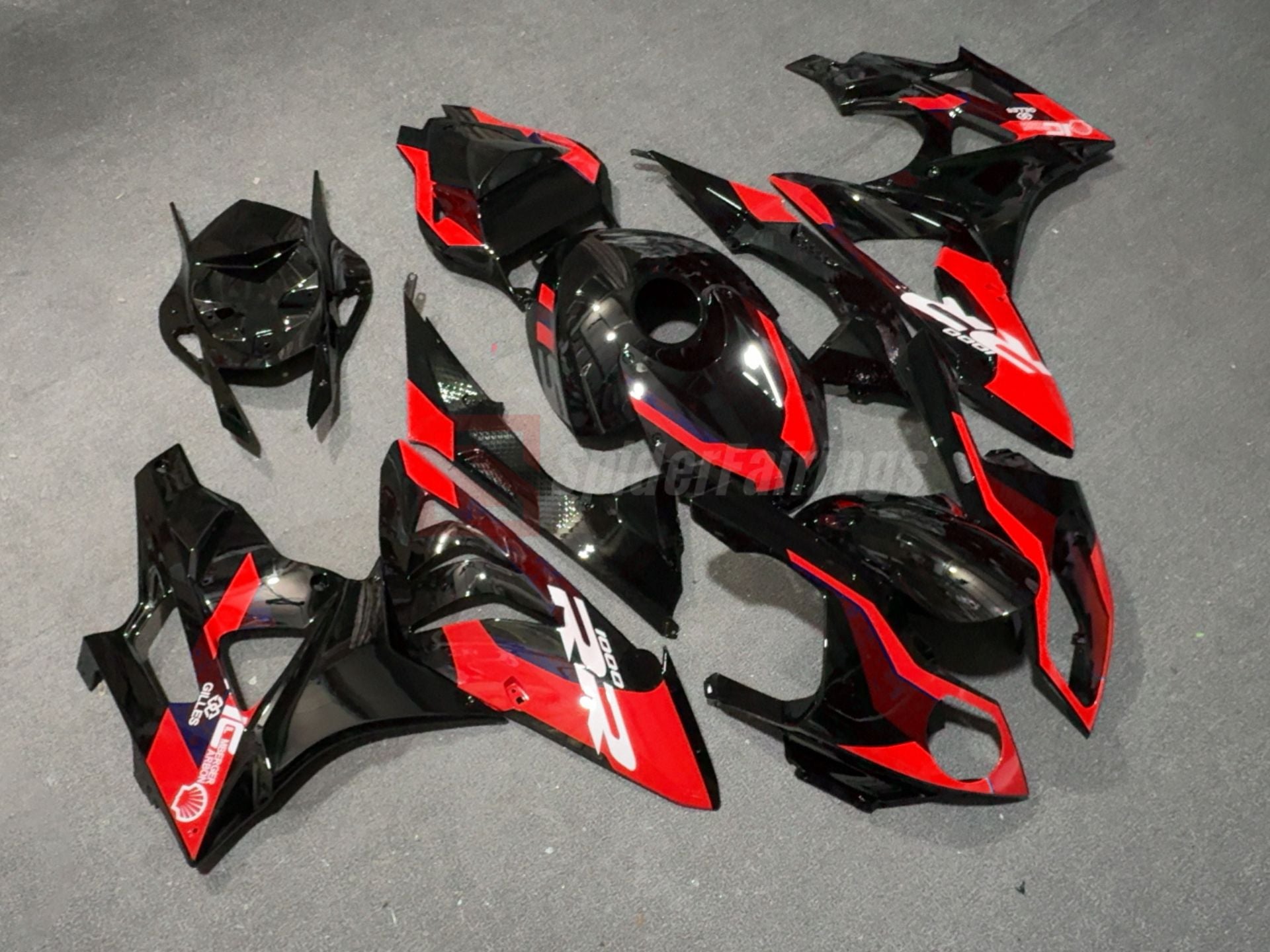 Gloss Red and Black-BMW S1000RR 2009-2014