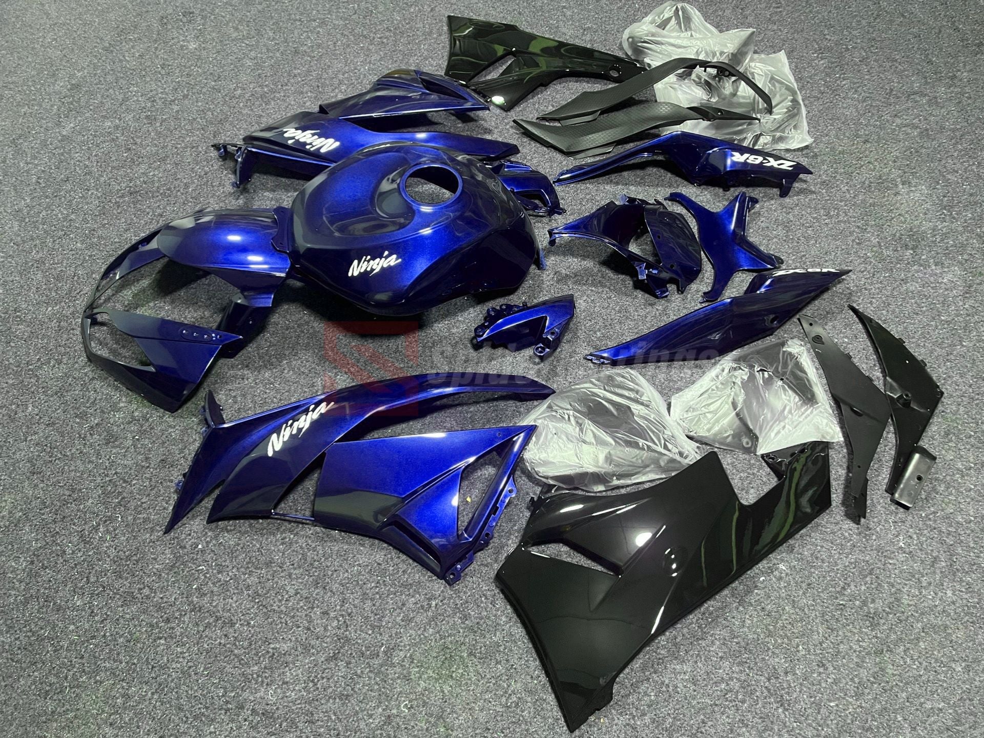 Metallic Blue-Kawasaki ZX-6R 2009-2012