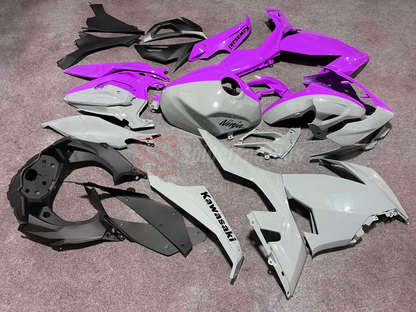 Purple and Grey-Kawasaki Ninja400 2018-2023