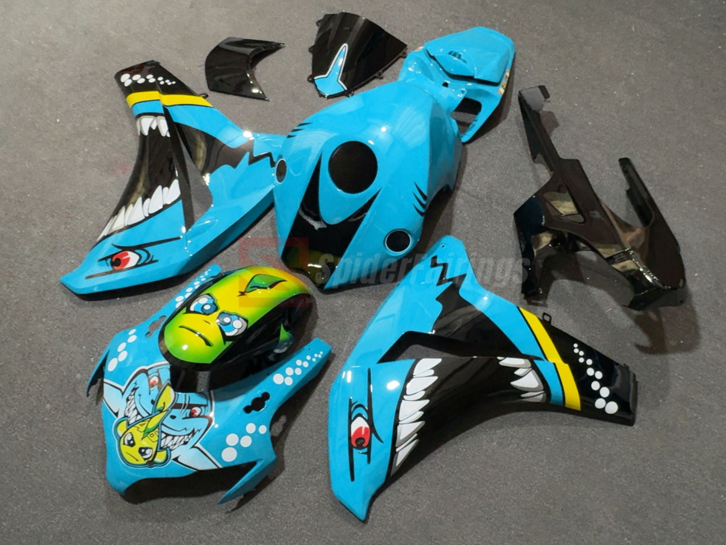 Gloss Skyblue Shark-Honda CBR1000RR 2008-2011