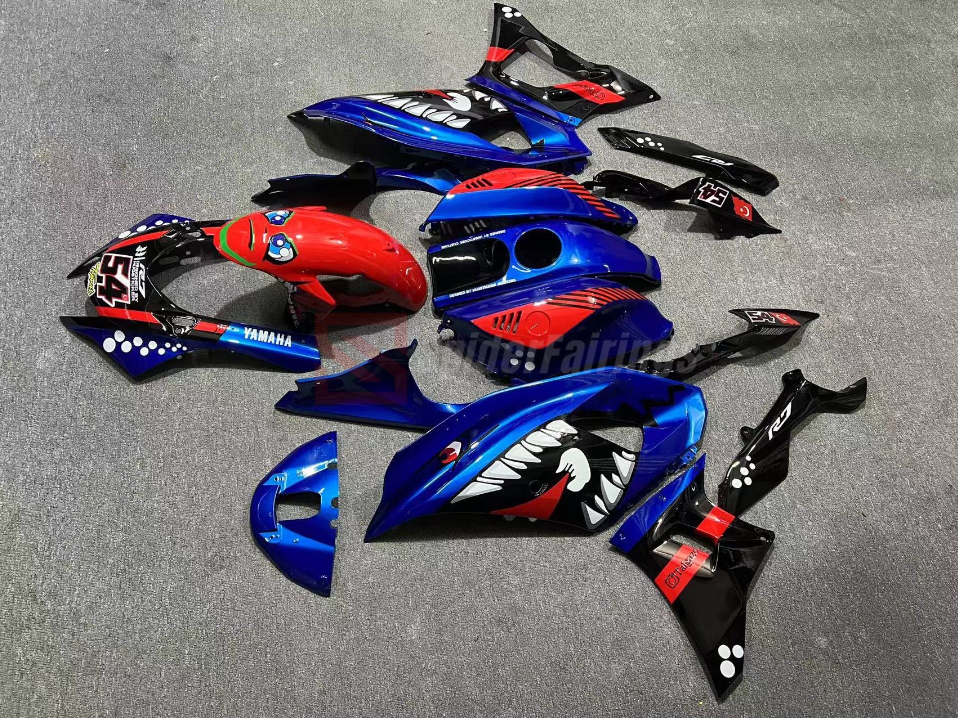 Blue Black Shark-Yamaha R7 2021-2024