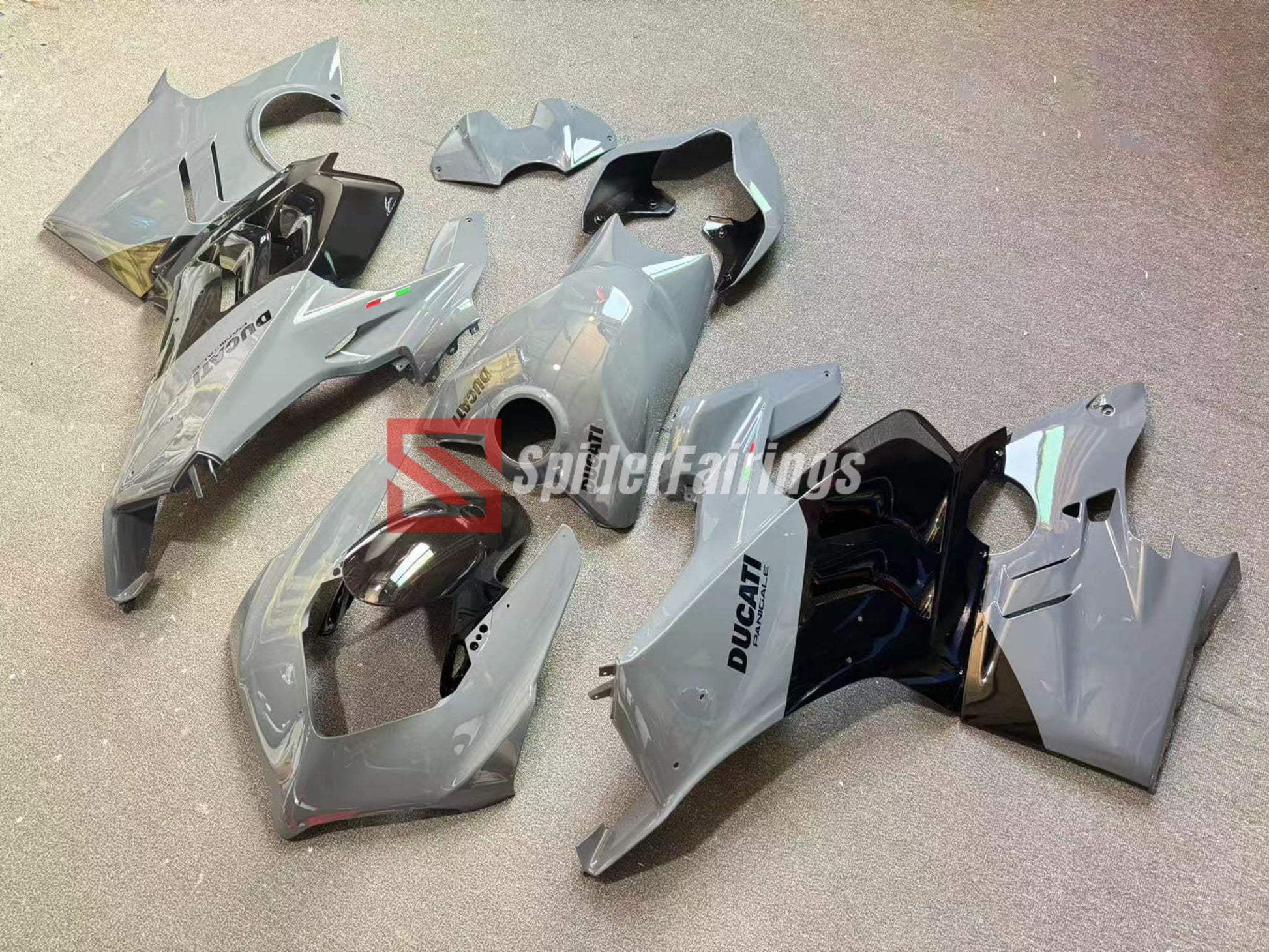 Gloss Grey-Ducati V4/V4S 2020-2021 