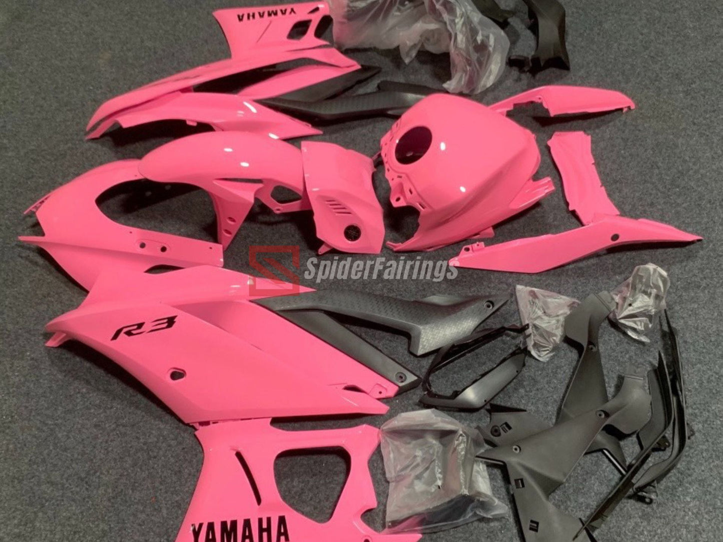 Gloss Pink-Yamaha R3 2019-2024