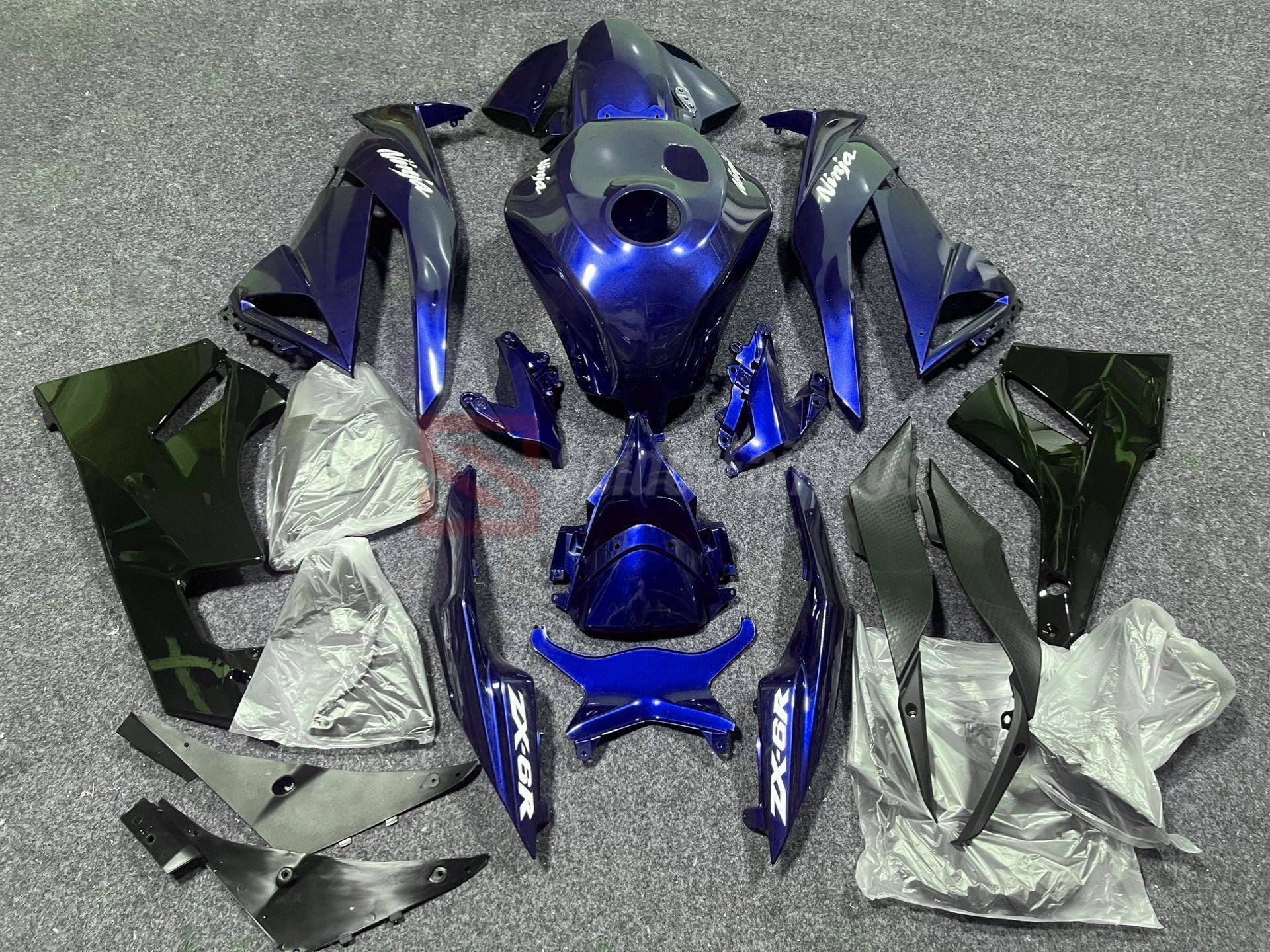 Metallic Blue-Kawasaki ZX-6R 2009-2012