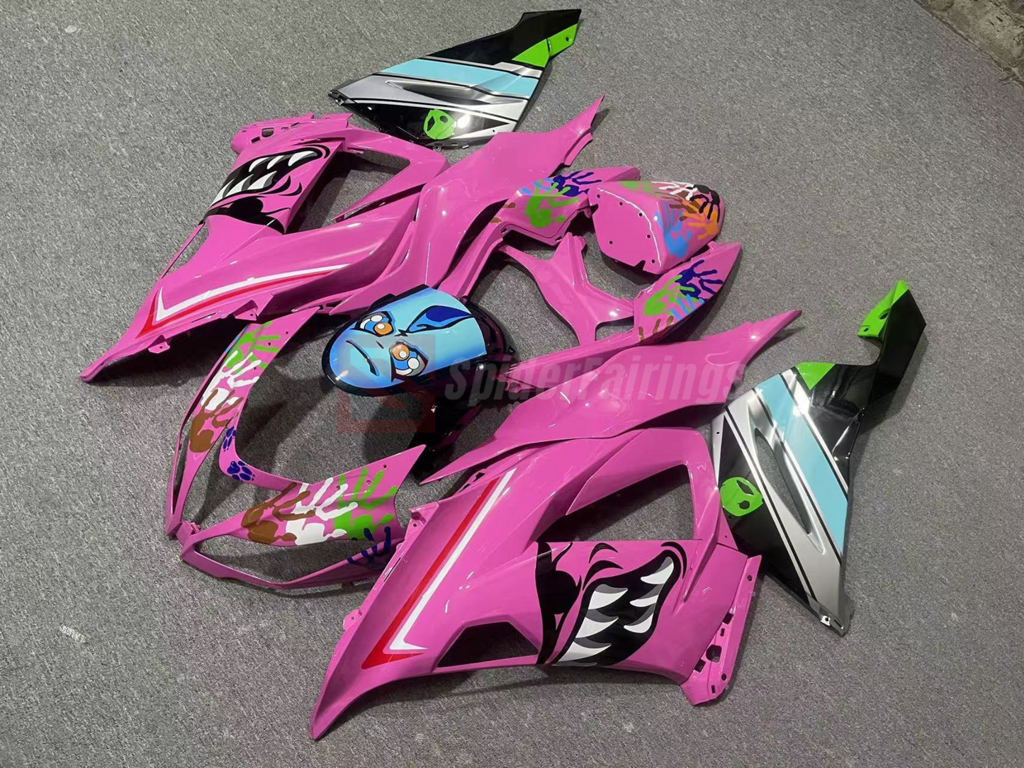 Pink Shark-Kawasaki ZX-6R 2013-2018