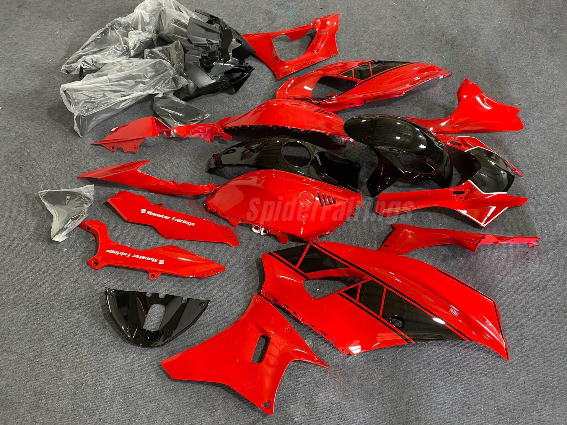 Red and Black-YamahaR7 2021-2024