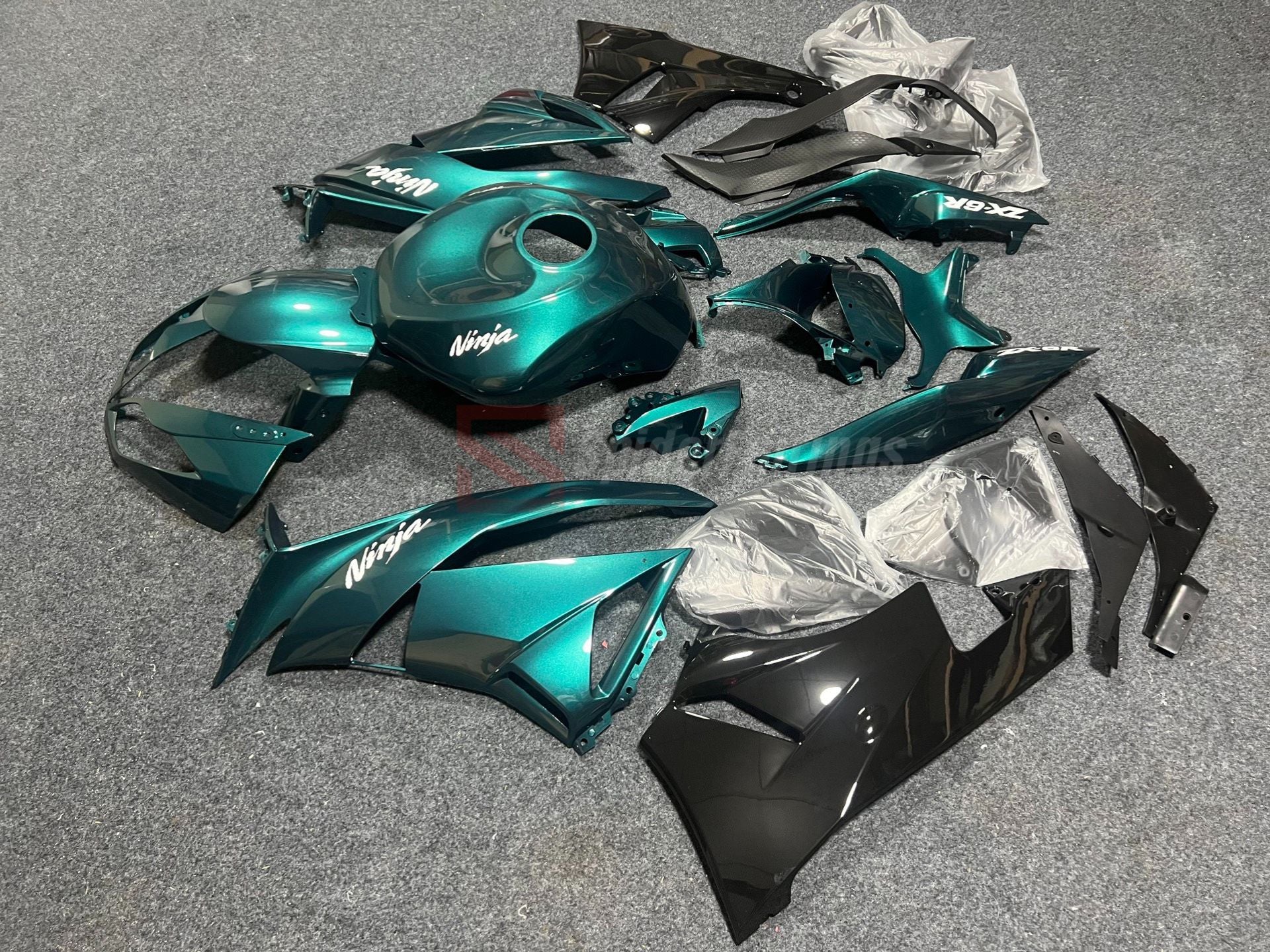 Metallic Green-Kawasaki ZX-6R 2009-2012 – SpiderFairings