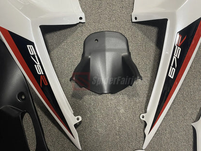 Pearl White-Triumph Daytona 675R 2013-2016