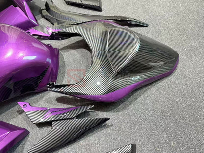 Carbon Fiber Purple-Kawasaki ZX-6R 2007-2008