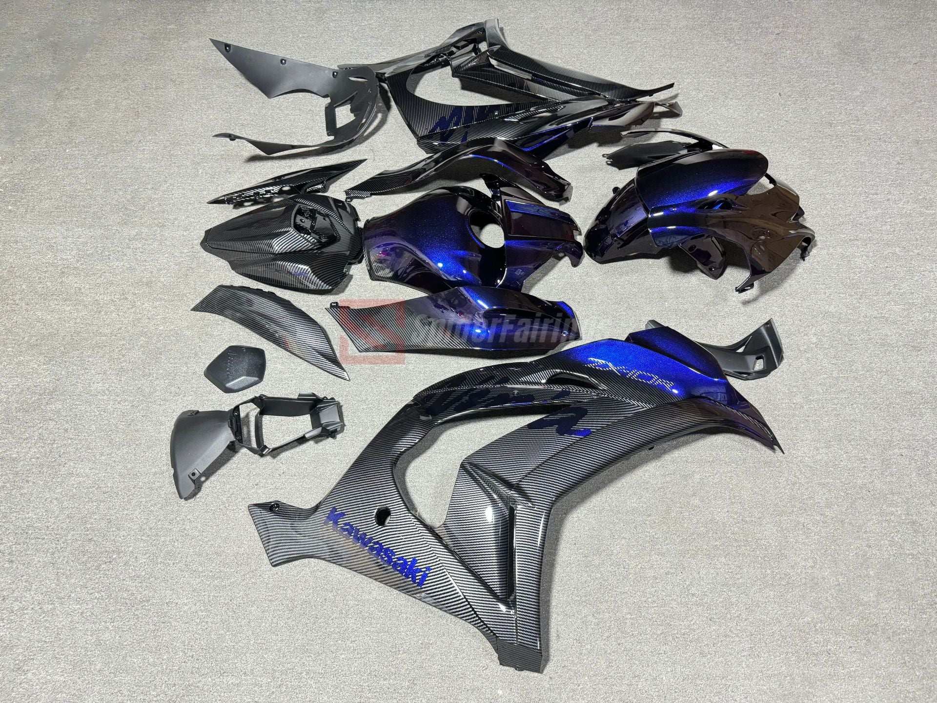 Carbon fiber fairing with the Chameleon color-Kawasaki ZX-10R 2016-2020