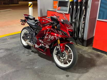 Gloss Candy Red The Peach Edition RedBull-Yamaha R7 2021-2025