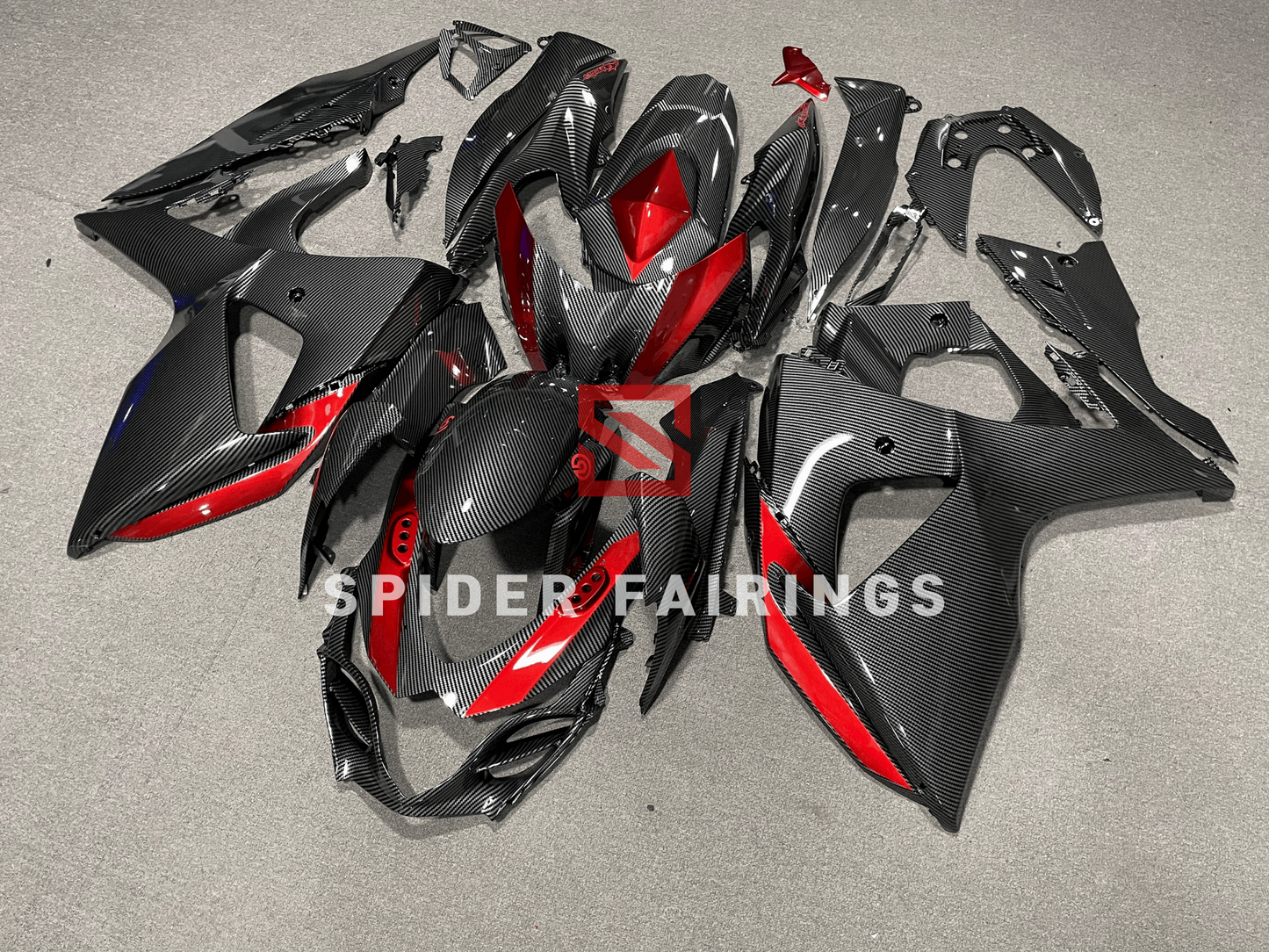 Carbon Fiber Black-Suzuki GSXR1000 09-16 - SpiderFairings