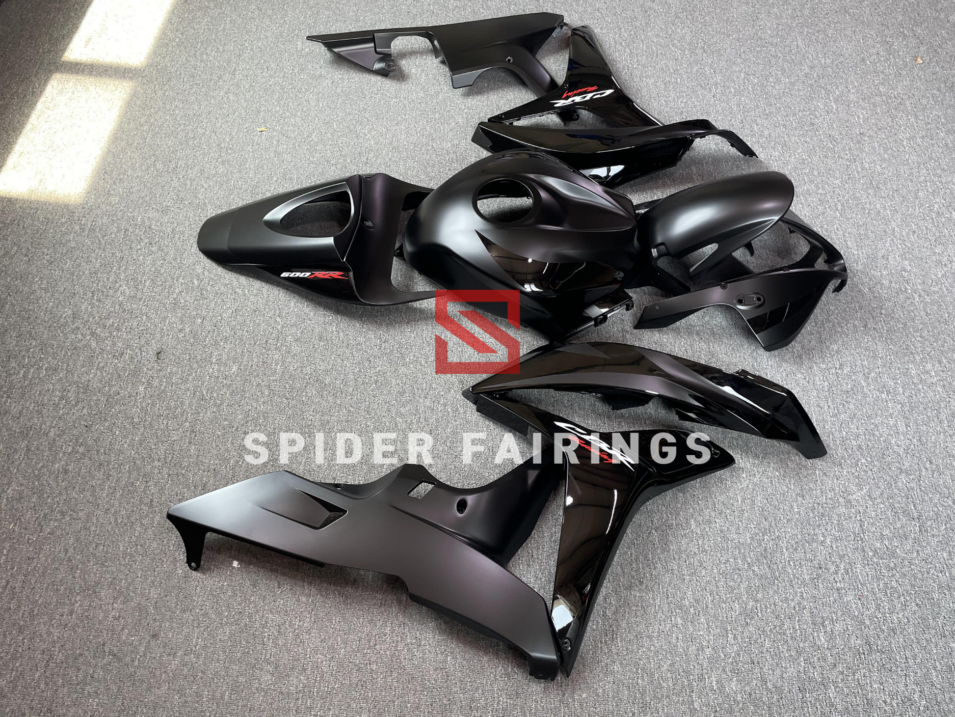 Matte Pure Black-Honda CBR600RR 2007-2008