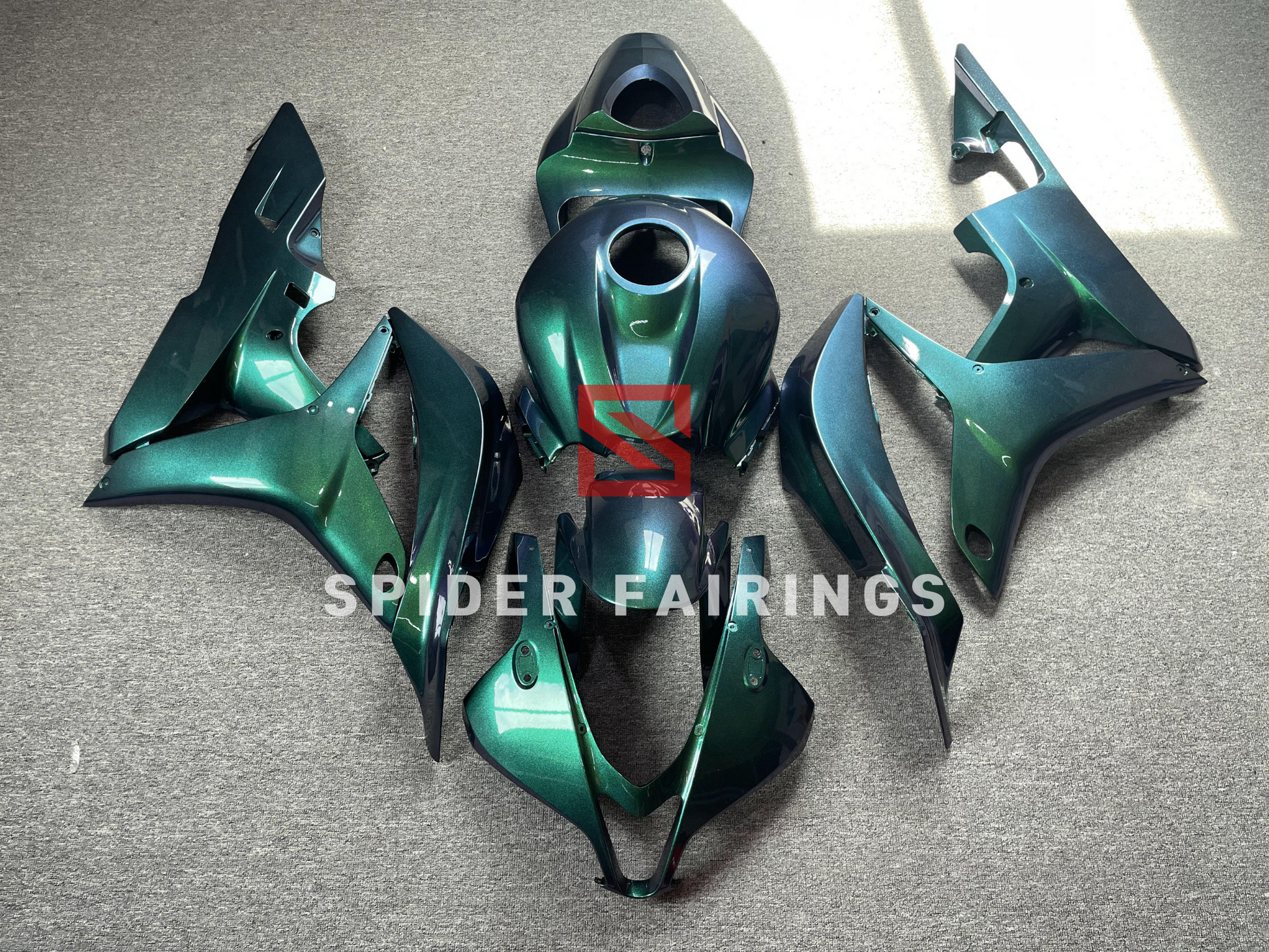 Candy Dark Cyan-Honda CBR600RR 2007-2008