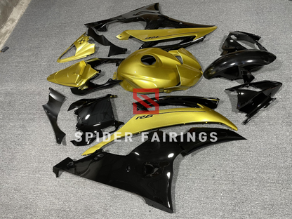 Gloss Golden and Black-Yamaha YZF R6 2008-2016