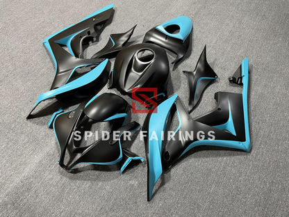 Matte Black and SkyBlue-Honda CBR600RR 2007-2008