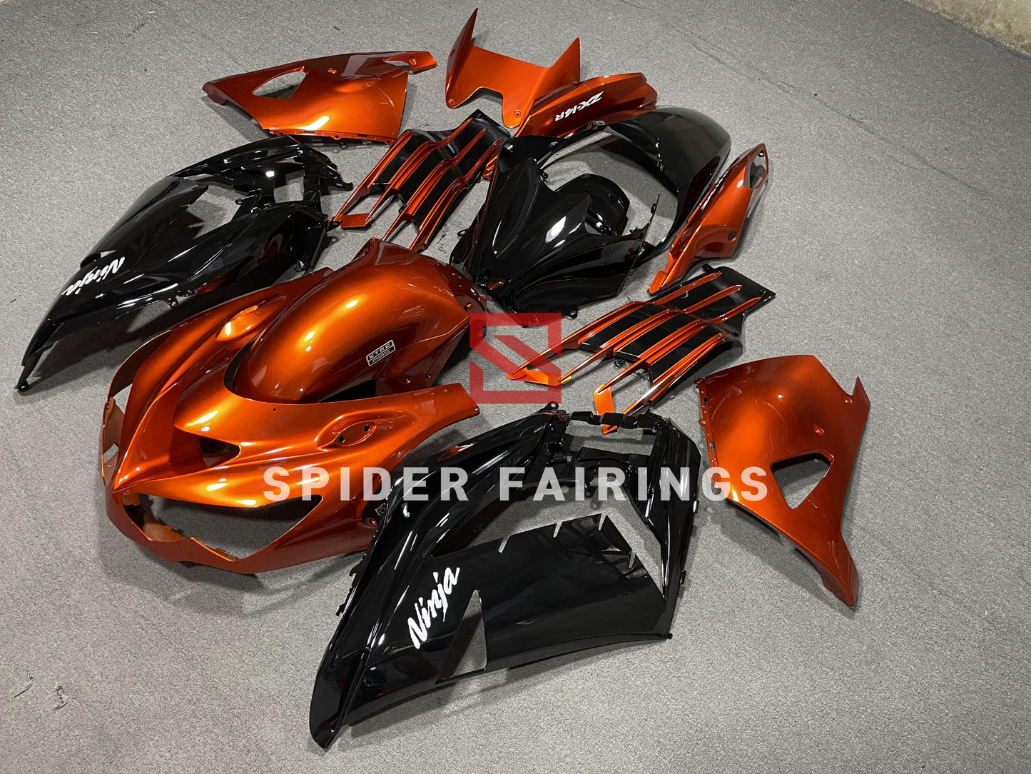 Gloss Orange&Black-Kawasaki ZX-14R 2012-2018