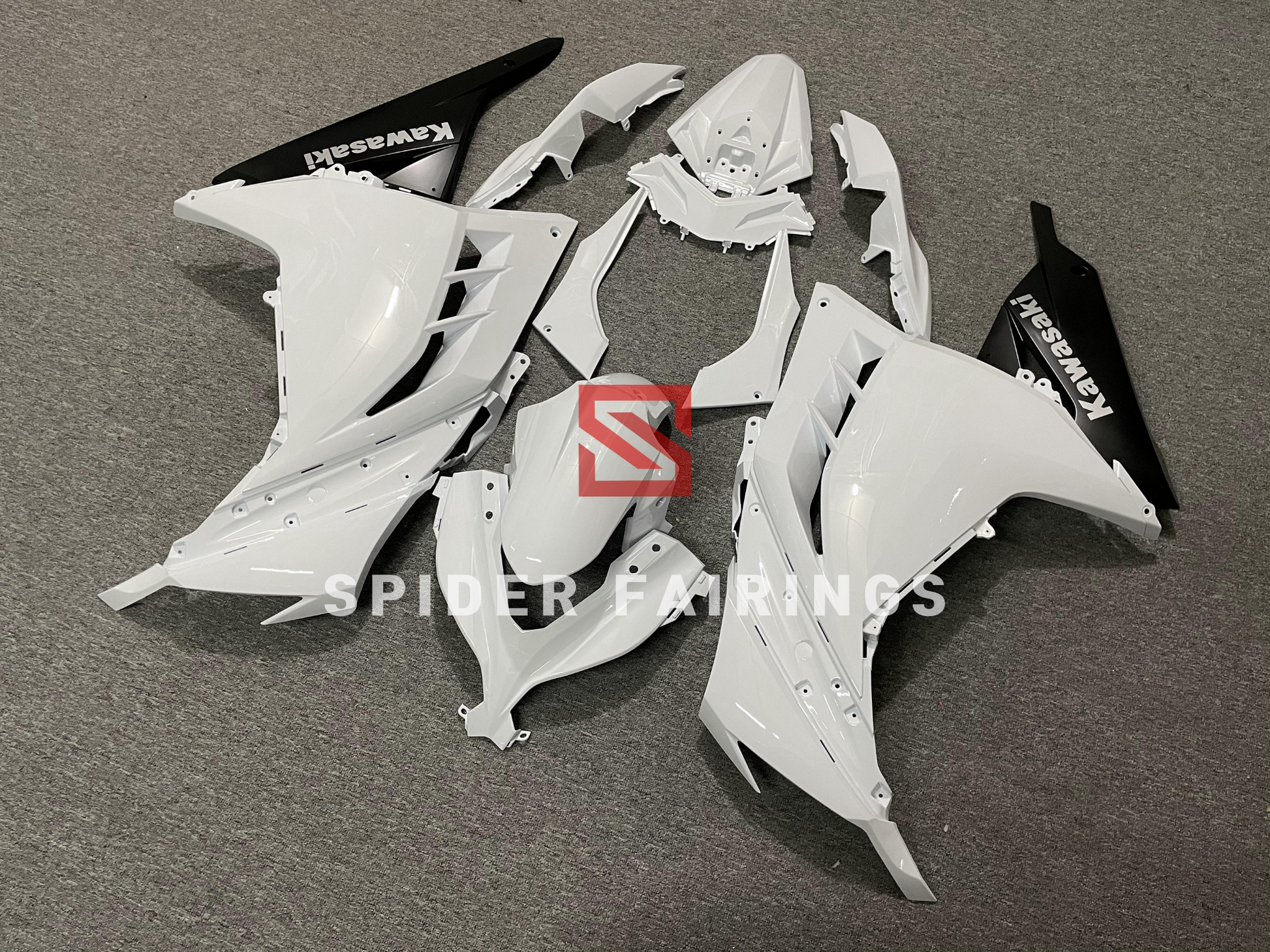 Gloss White-Kawasaki Ninja300 2013-2019