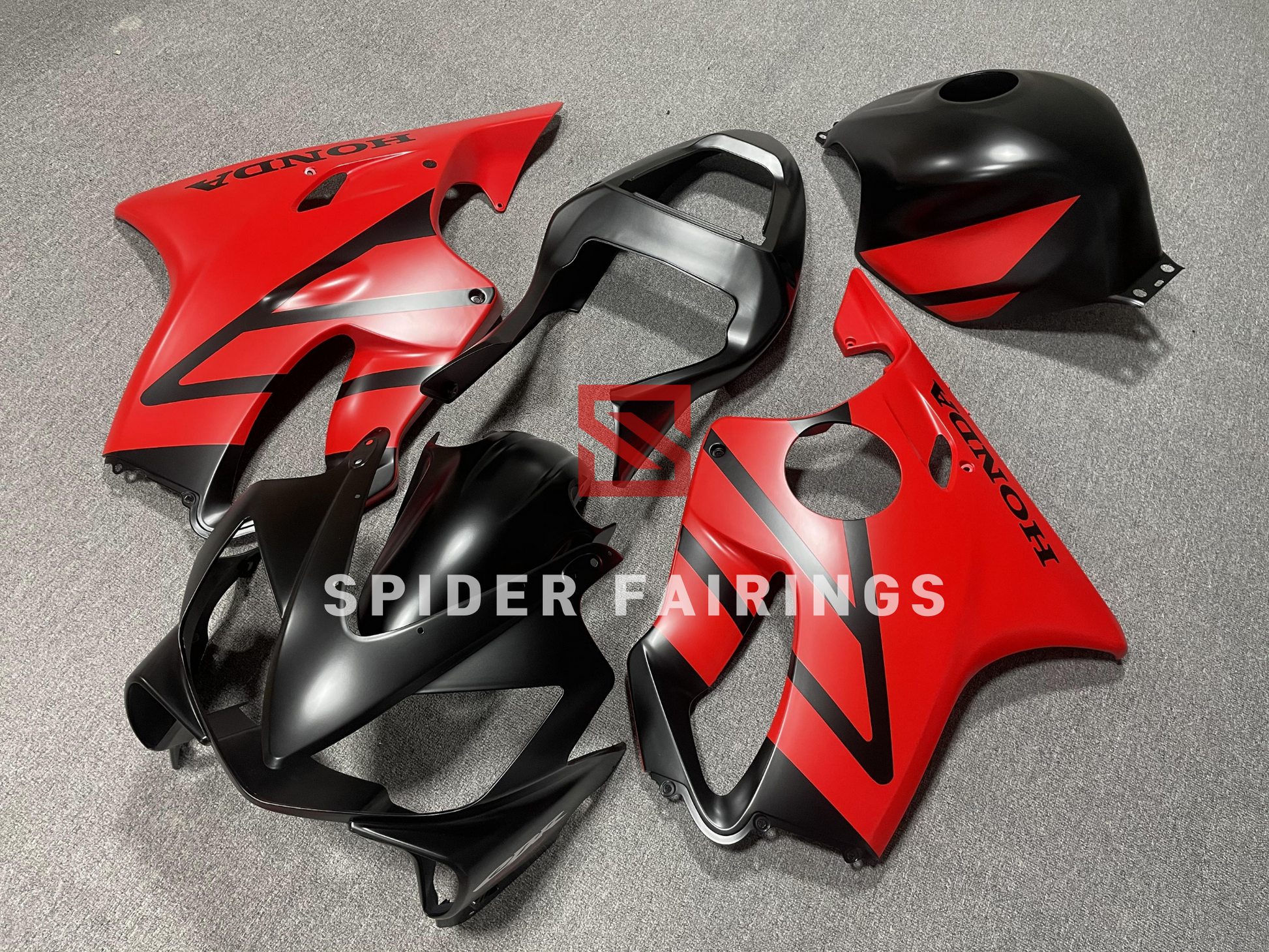 Matte Red&Black-Honda CBR600F 2001-2003