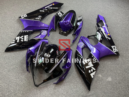 Gloss Purple and Black-Suzuki GSXR1000 2005-2006