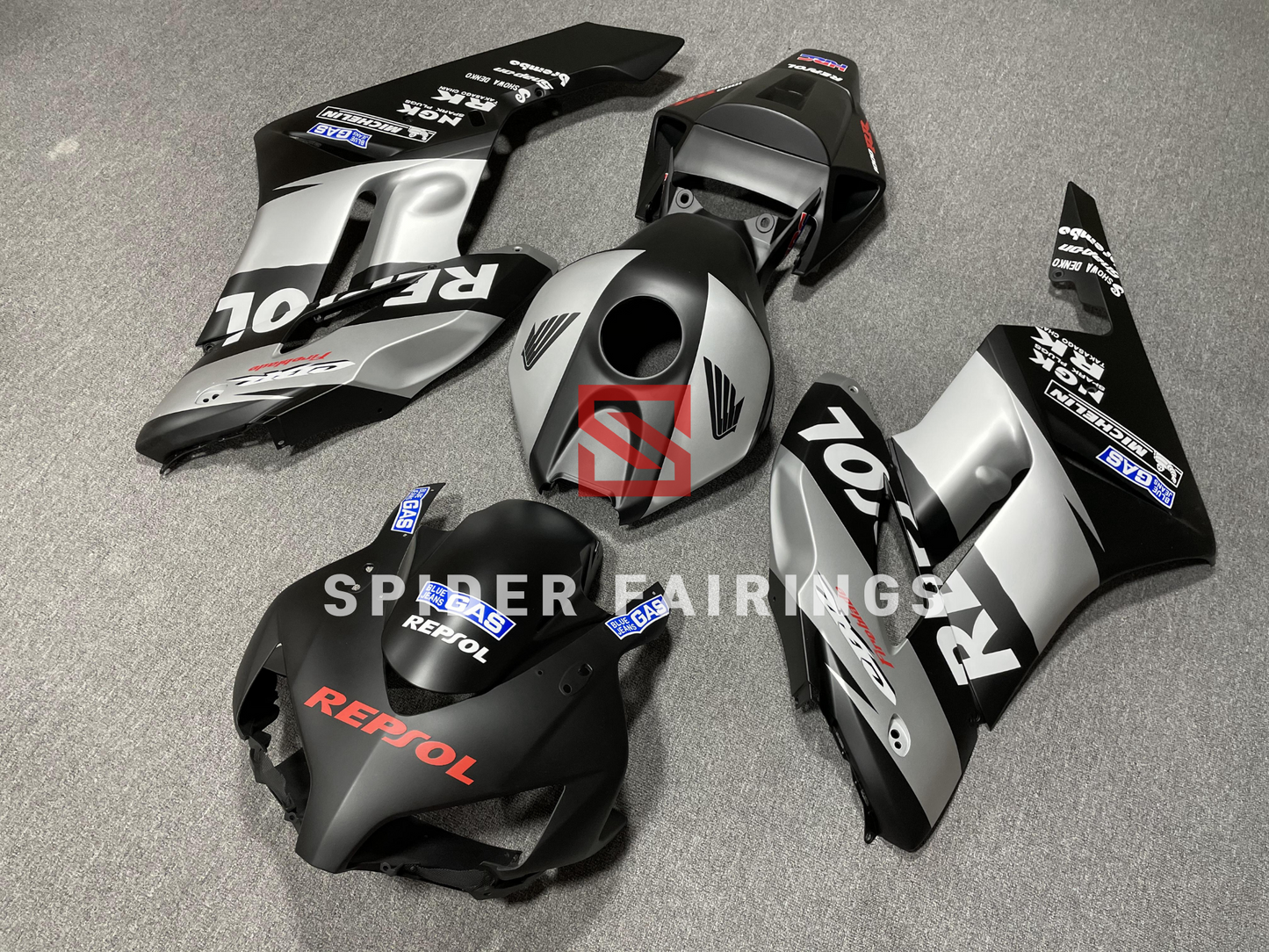 Silver and Black Repsol-Honda CBR1000RR 2004-2005