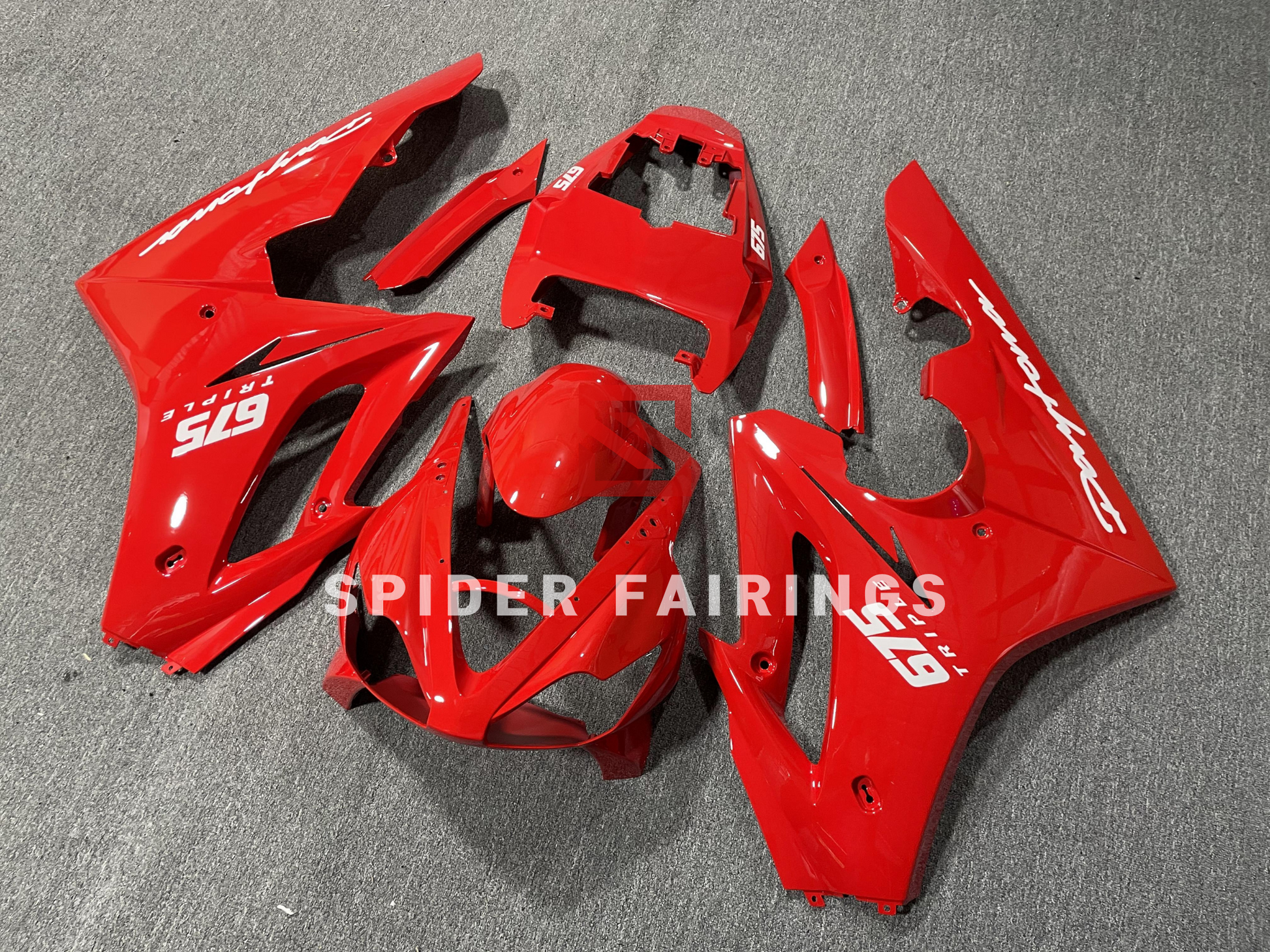 Gloss Red-Triumph Daytona 675 2006-2008