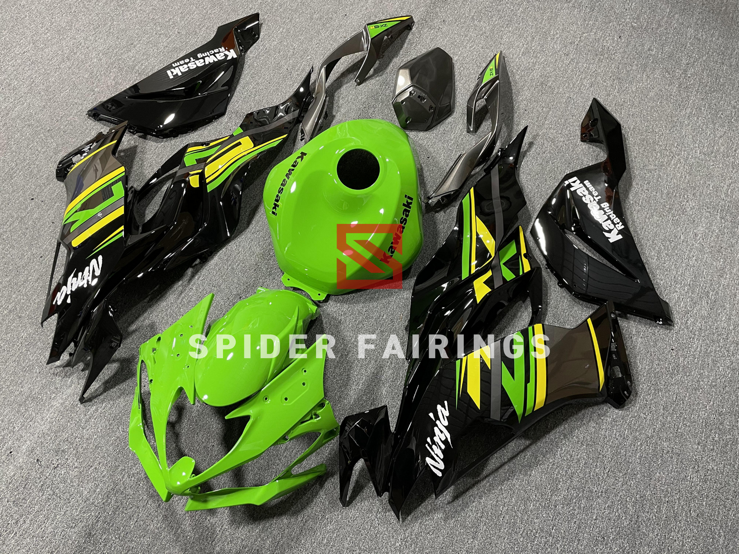 Gloss Green&Black-Kawasaki ZX-6R 2019-2021