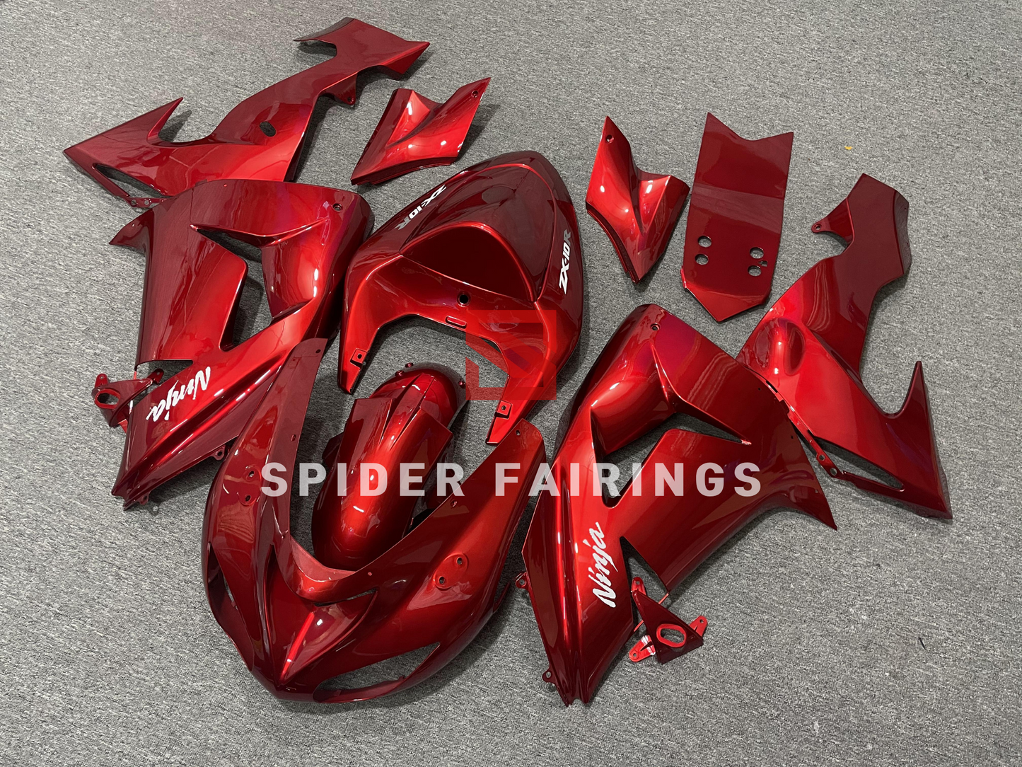 Gloss Red-Kawasaki ZX-10R 2006-2007