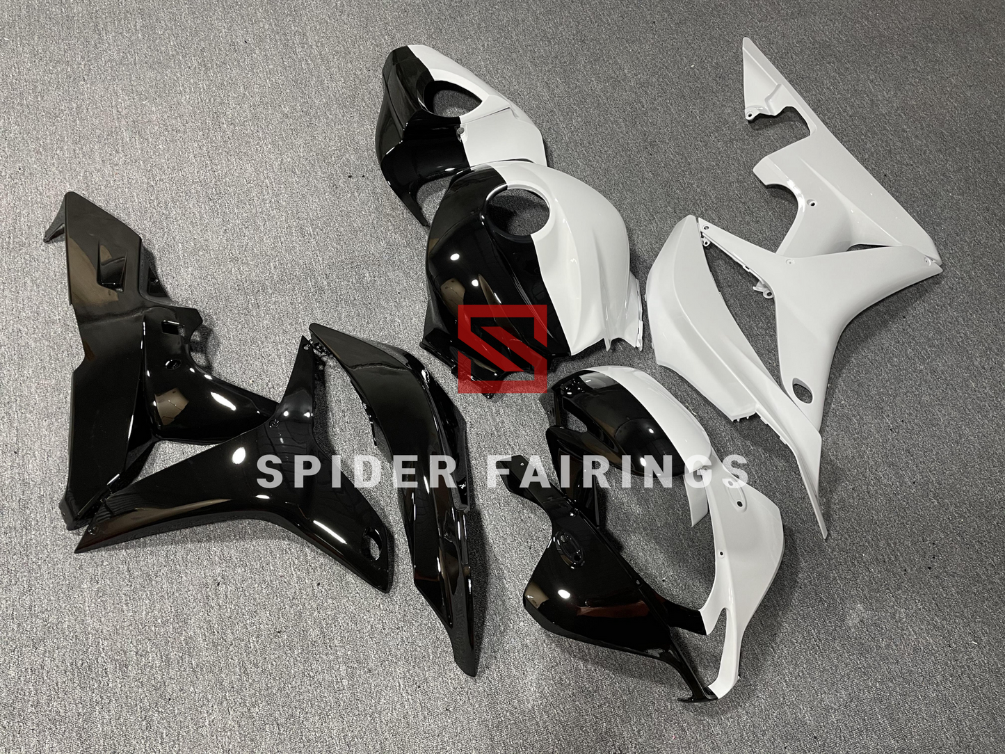 Gloss White&Black-Honda CBR600RR 2007-2008