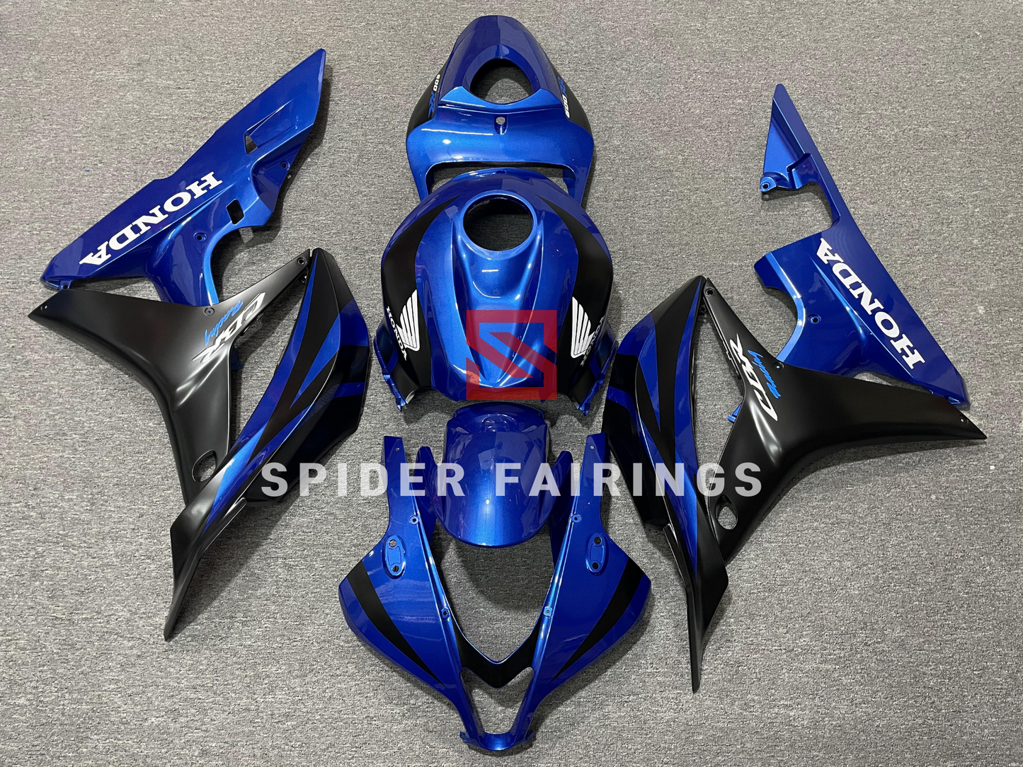 Gloss Blue&Black-Honda CBR600RR 2007-2008