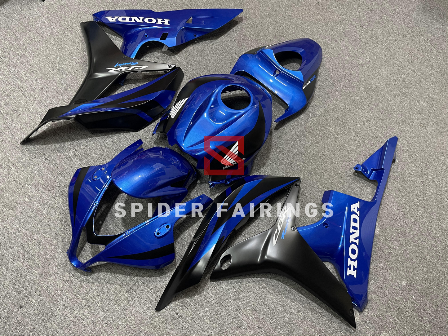 Gloss Blue&Black-Honda CBR600RR 2007-2008