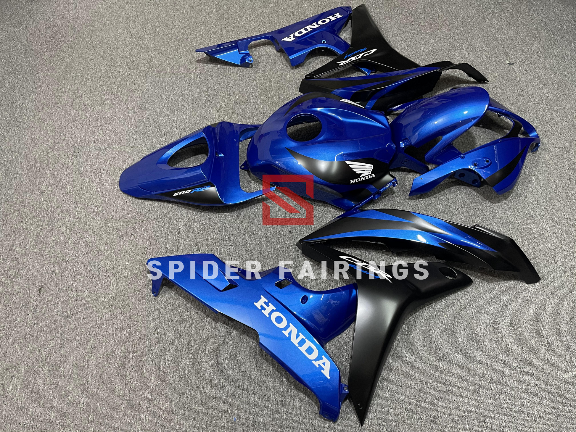 Gloss Blue&Black-Honda CBR600RR 2007-2008