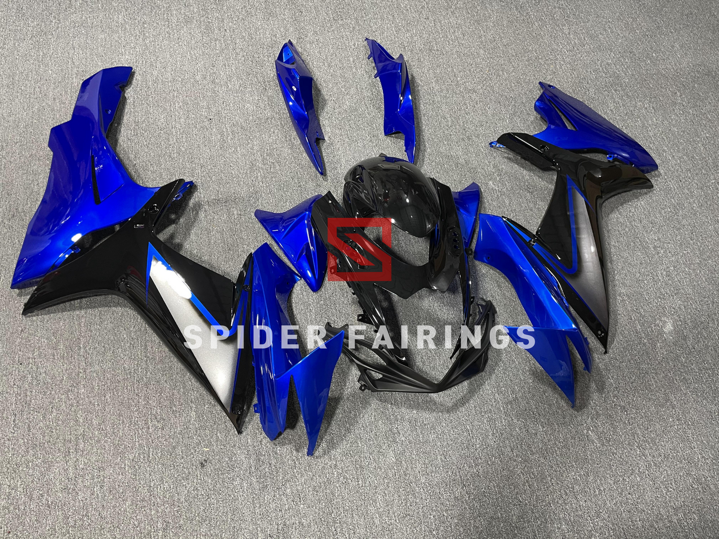 Gloss Blue and Black-Suzuki GSXR600-750 2011-2019