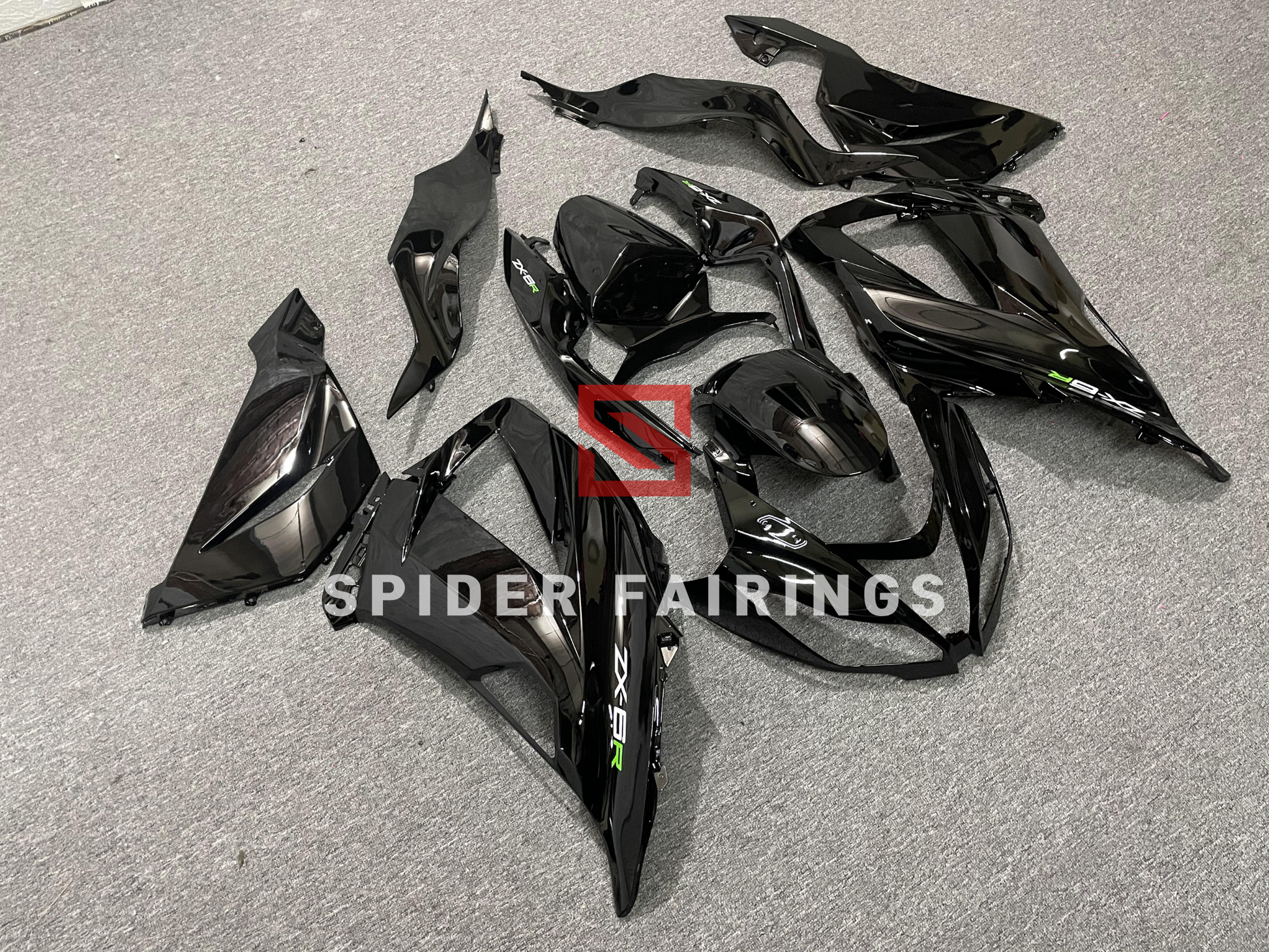 Gloss Black-Kawasaki ZX-6R 2013-2018