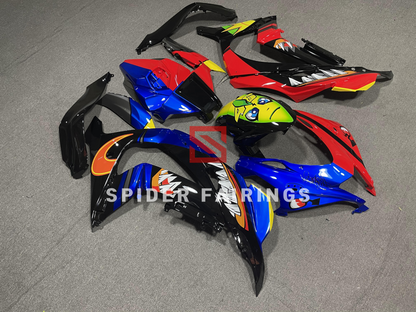 Custom Shark for Blue and Red-Kawasaki ZX-10R 2016-2020