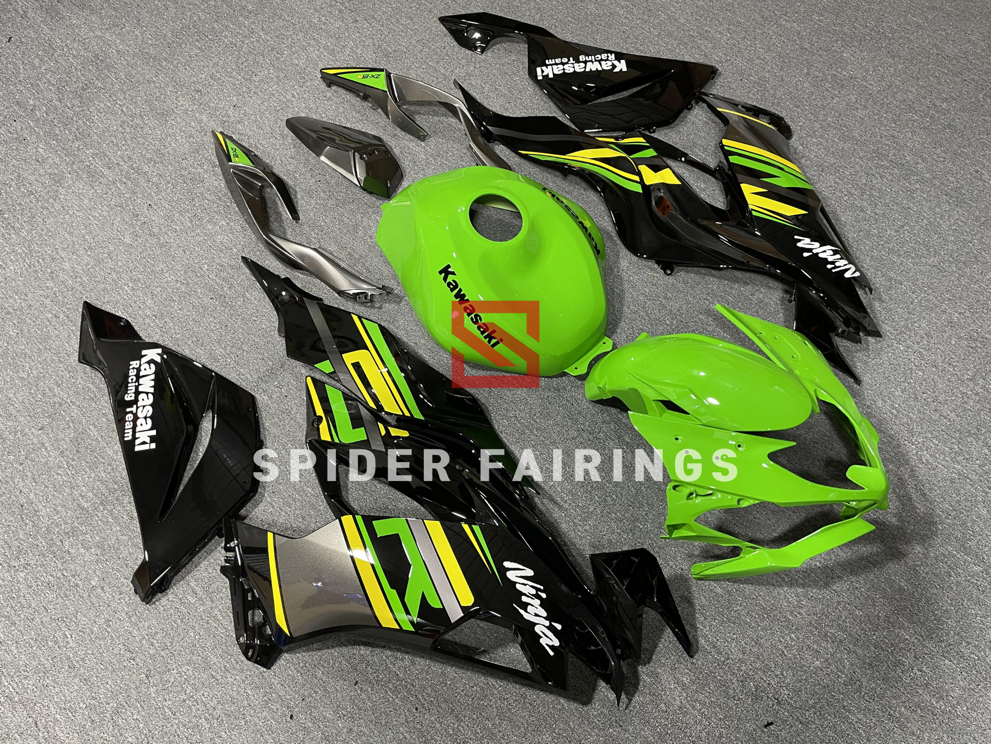 Gloss Green&Black-Kawasaki ZX-6R 2019-2021