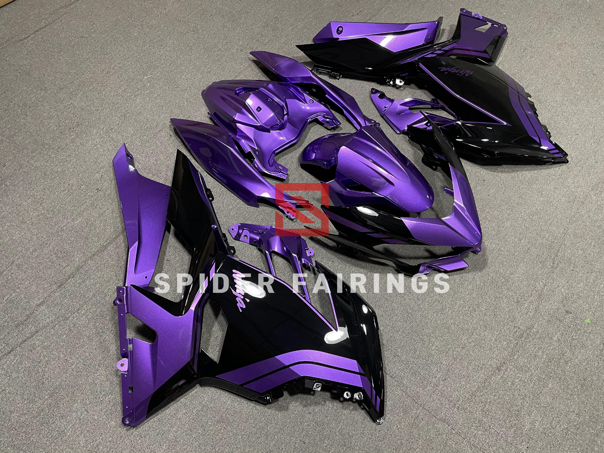 Gloss Purple&Black-Kawasaki Ninja400 2018-2021